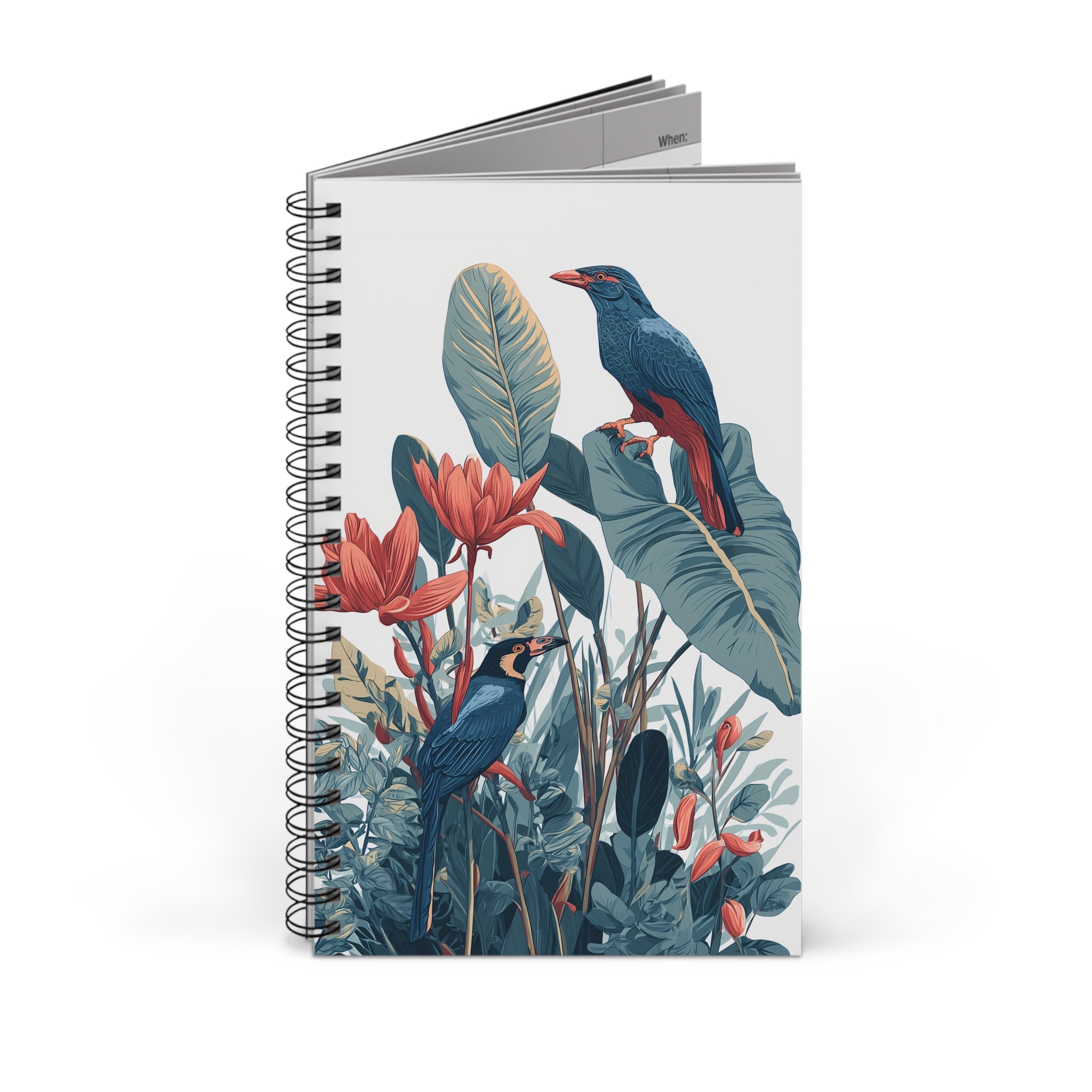 Notizbuch mit Spiralbindung "Tropical Reverie" - Wilderness Whisper No. 41