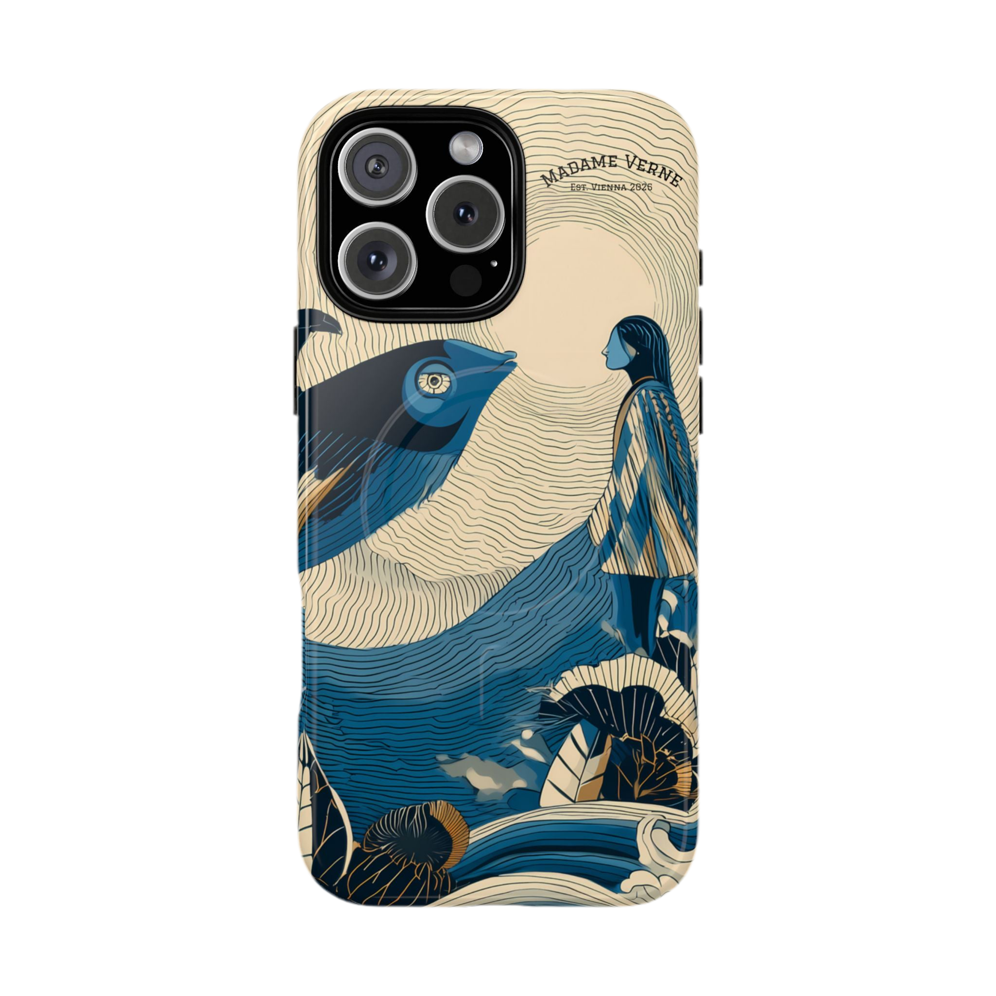 MagSafe iPhone-Schutzhülle "Moonlight Parley" - Opal Depths No. 40