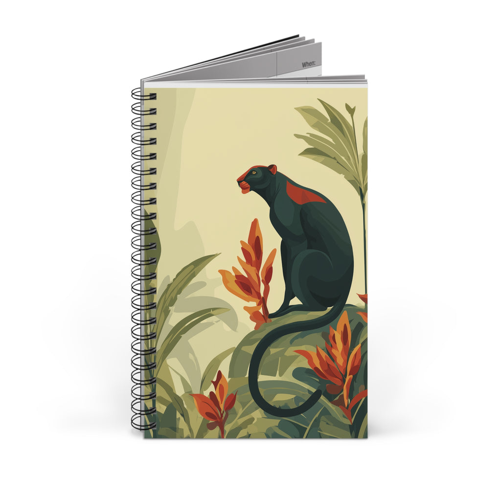 Notizbuch mit Spiralbindung "Ember in the Leaves" - Wilderness Whisper No. 55