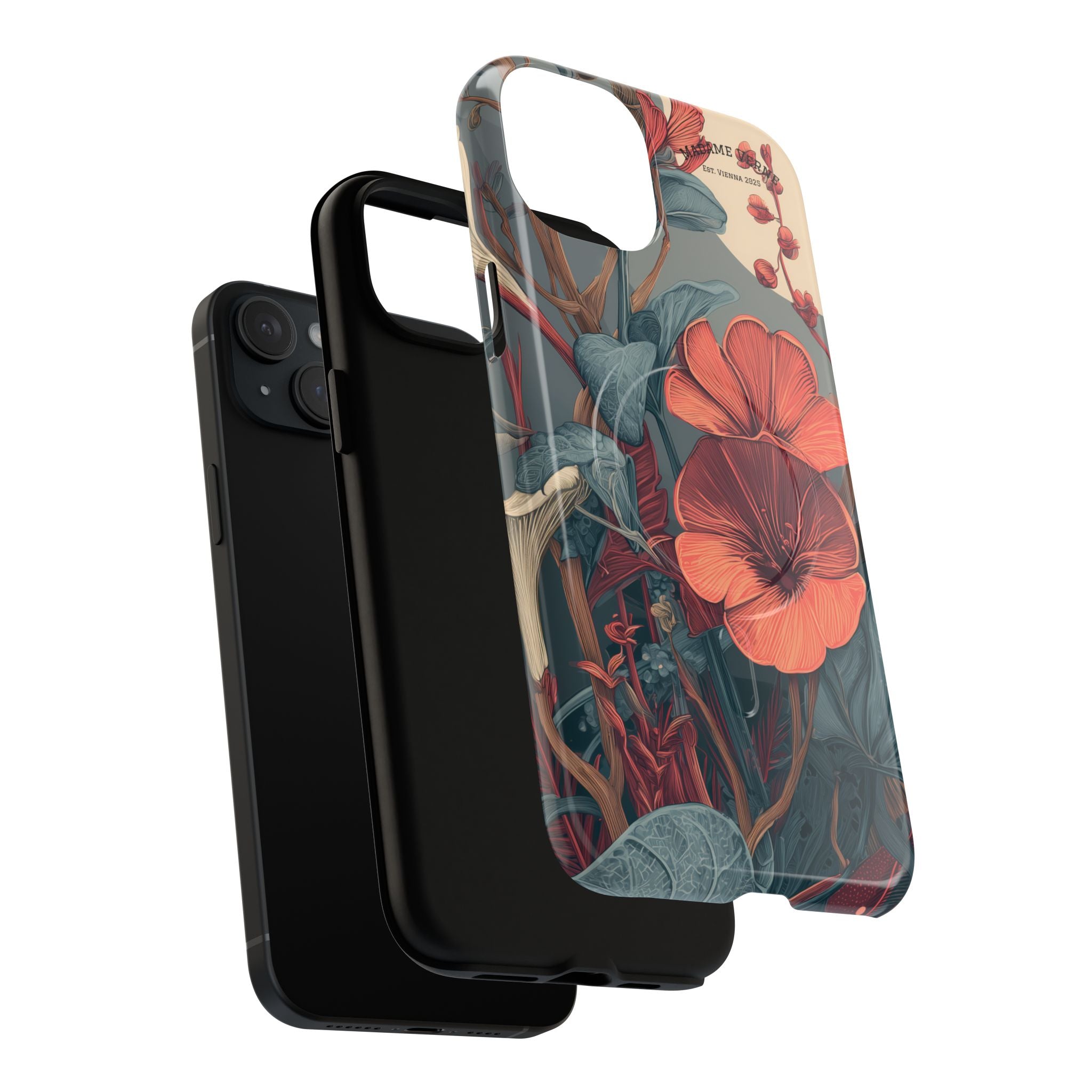 MagSafe iPhone-Schutzhülle "Lunar Bloom" - Cosmic Botanicals No. 56