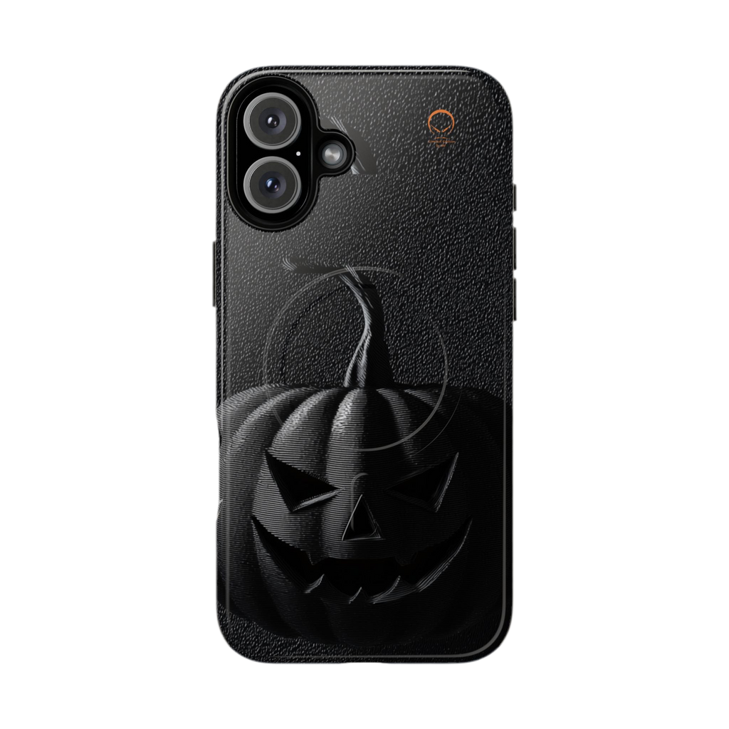 HALLOWEEN LIMITED EDITION MagSafe iPhone-Schutzhülle "Shadow Pumpkin" - 🎃👻 Wicked Elegance No. 08 👻🎃