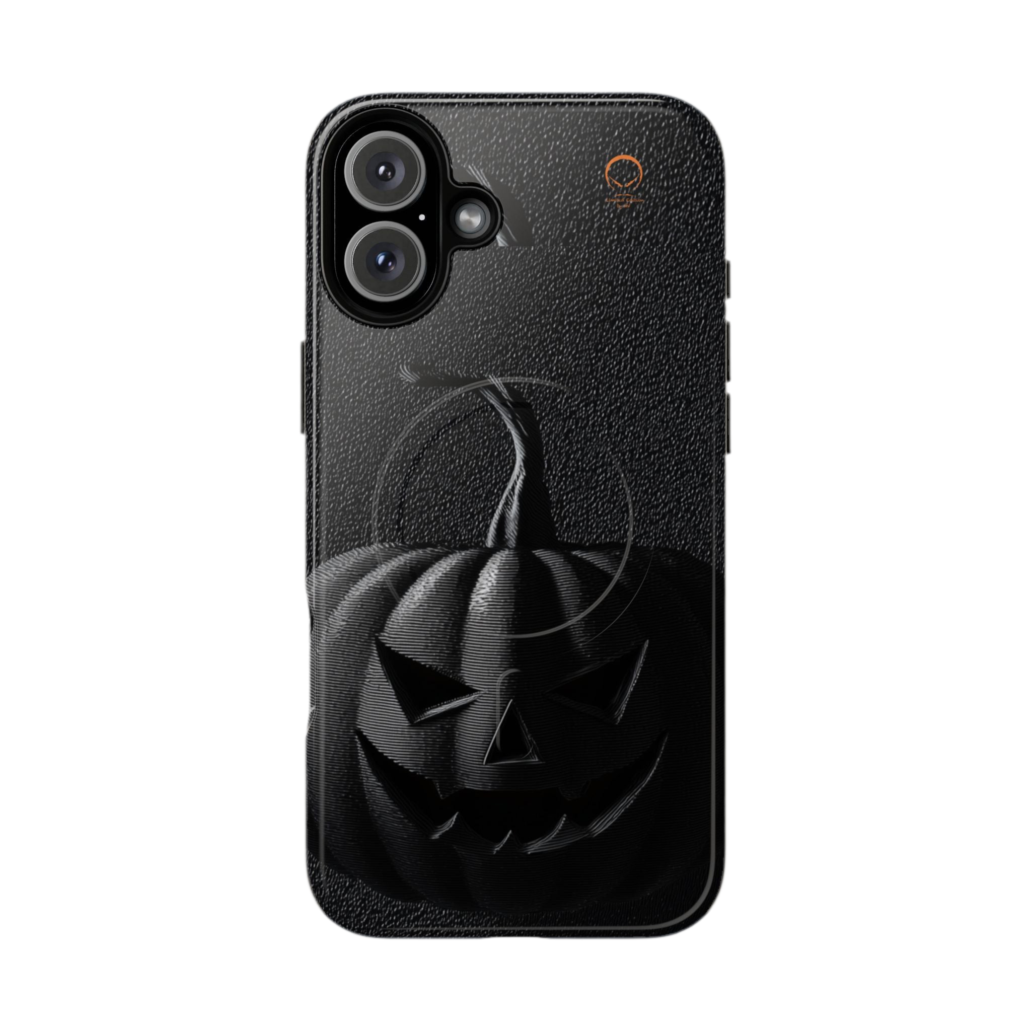 HALLOWEEN LIMITED EDITION MagSafe iPhone-Schutzhülle "Shadow Pumpkin" - 🎃👻 Wicked Elegance No. 08 👻🎃