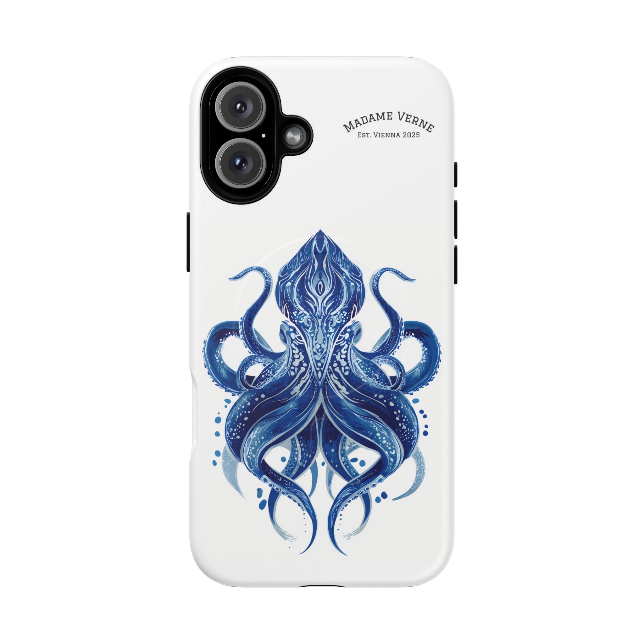MagSafe iPhone-Schutzhülle "Deep Blue Bloom" - Opal Depths No. 32