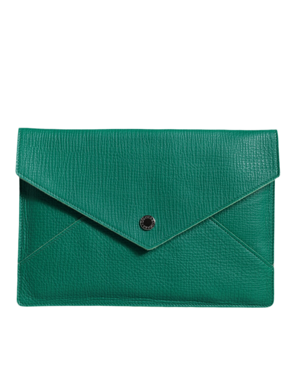 Dolce & Gabbana Green Leather Handbag Clutch Mini Purse Pouch Tablet Case