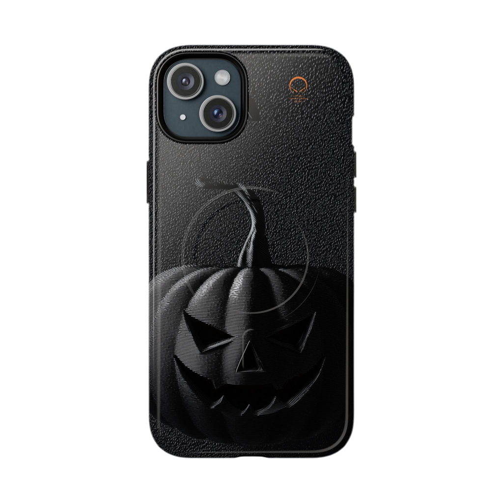 HALLOWEEN LIMITED EDITION MagSafe iPhone-Schutzhülle "Shadow Pumpkin" - 🎃👻 Wicked Elegance No. 08 👻🎃