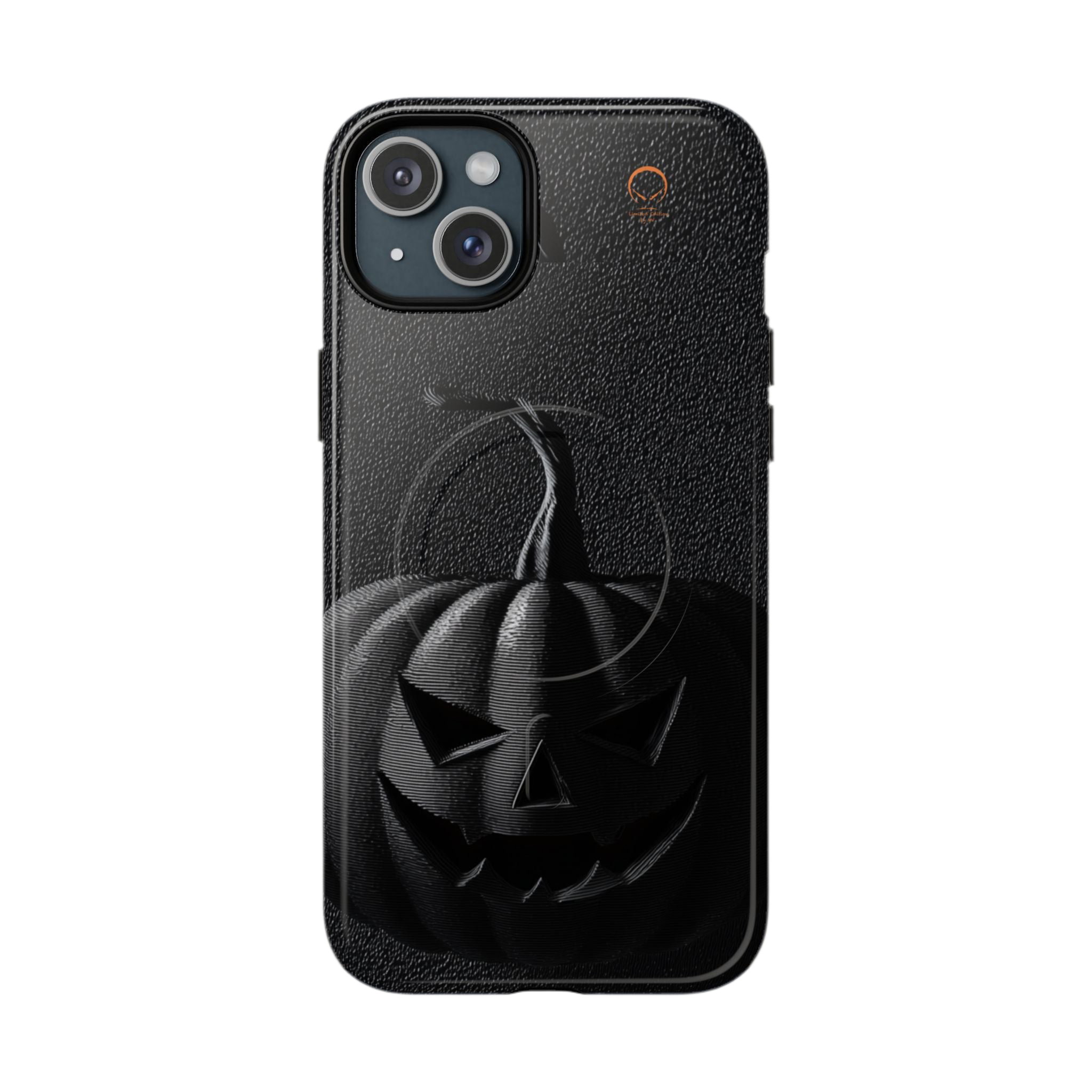 HALLOWEEN LIMITED EDITION MagSafe iPhone-Schutzhülle "Shadow Pumpkin" - 🎃👻 Wicked Elegance No. 08 👻🎃
