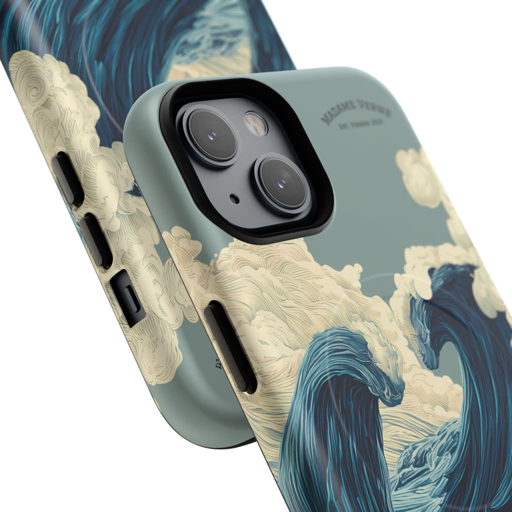 MagSafe iPhone-Schutzhülle "Tempest's Embrace" - Opal Depths No. 38