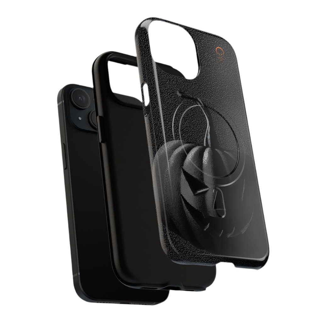 HALLOWEEN LIMITED EDITION MagSafe iPhone-Schutzhülle "Shadow Pumpkin" - 🎃👻 Wicked Elegance No. 08 👻🎃
