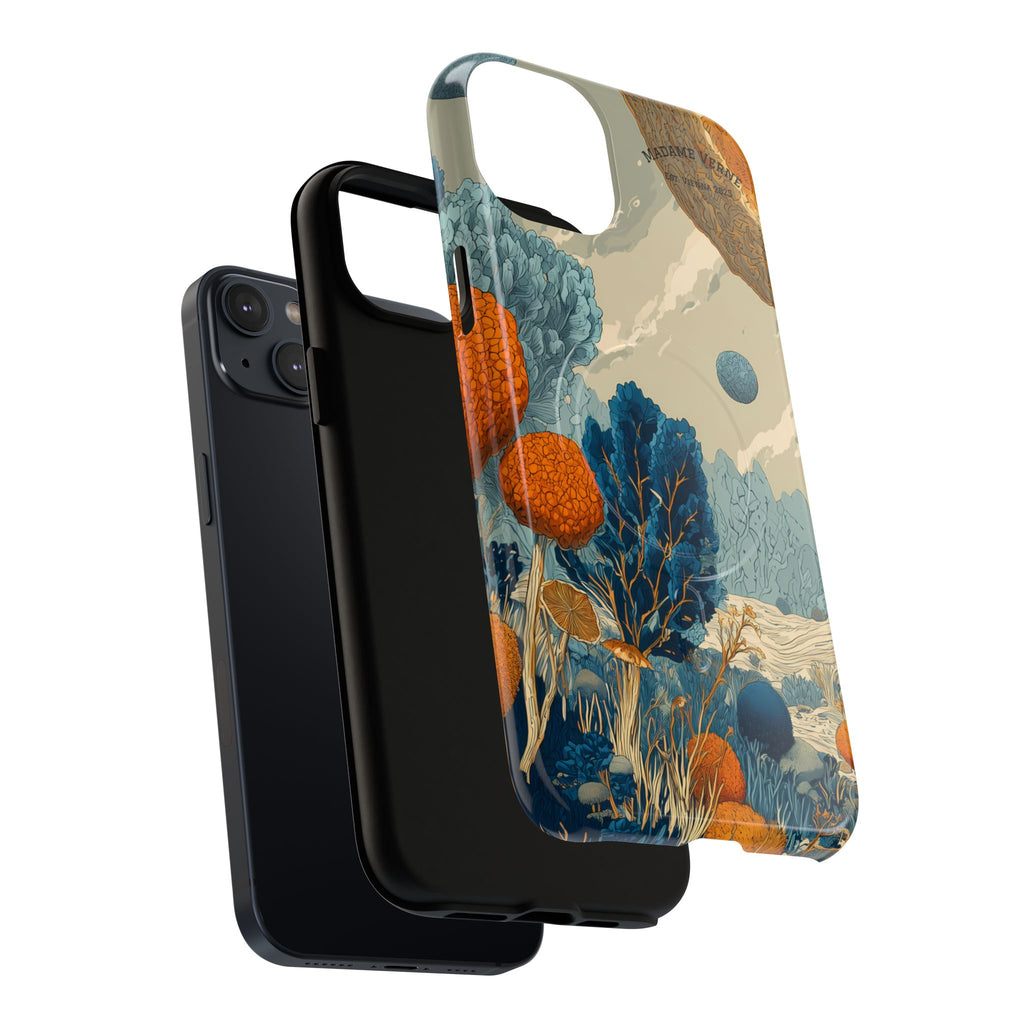 MagSafe iPhone-Schutzhülle "Ethereal Meadow" - Cosmic Botanicals No. 85