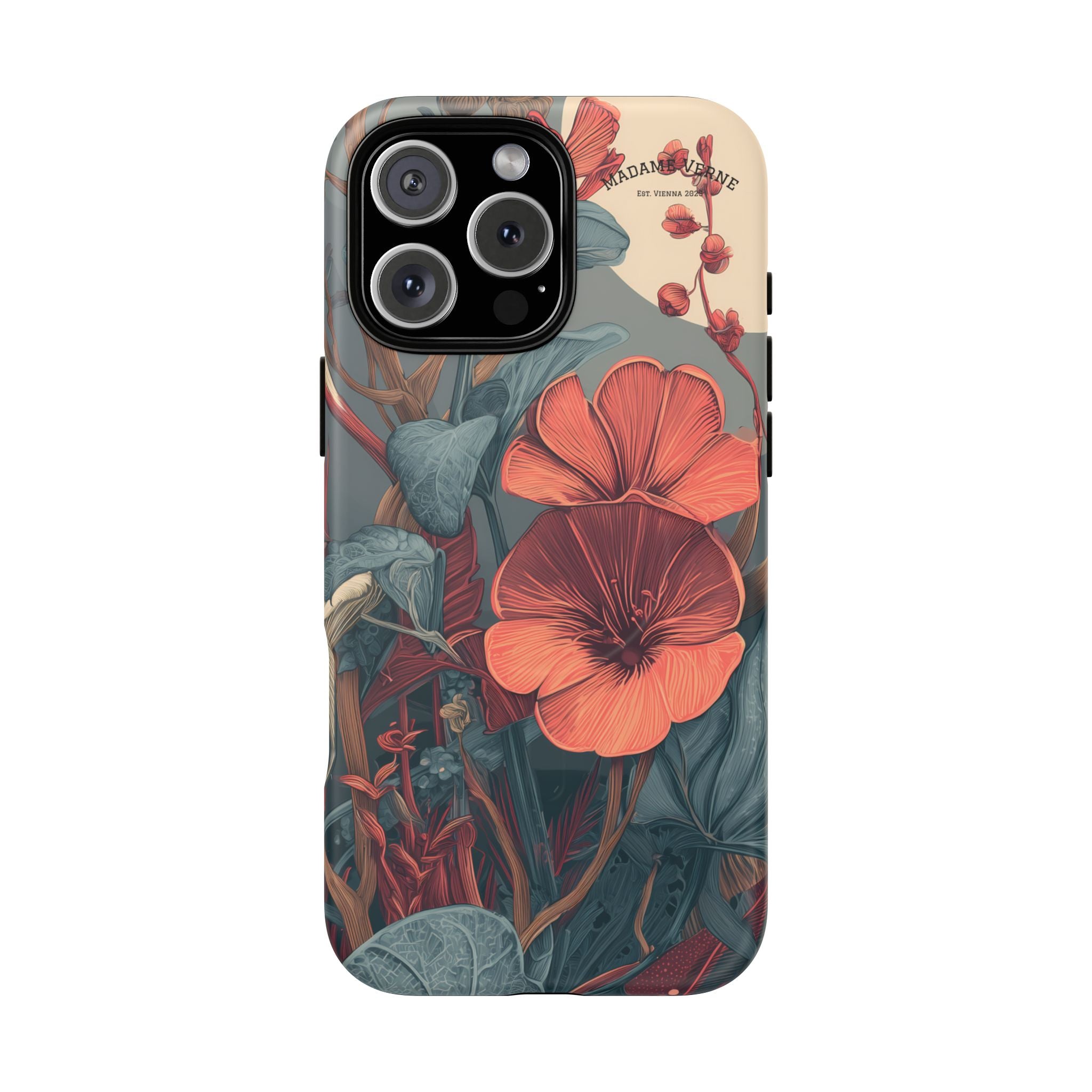 MagSafe iPhone-Schutzhülle "Lunar Bloom" - Cosmic Botanicals No. 56