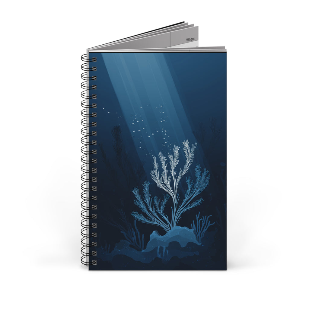 Spiraalgebonden notitieboek "Quiet Bloom" - Opal Depths nr.