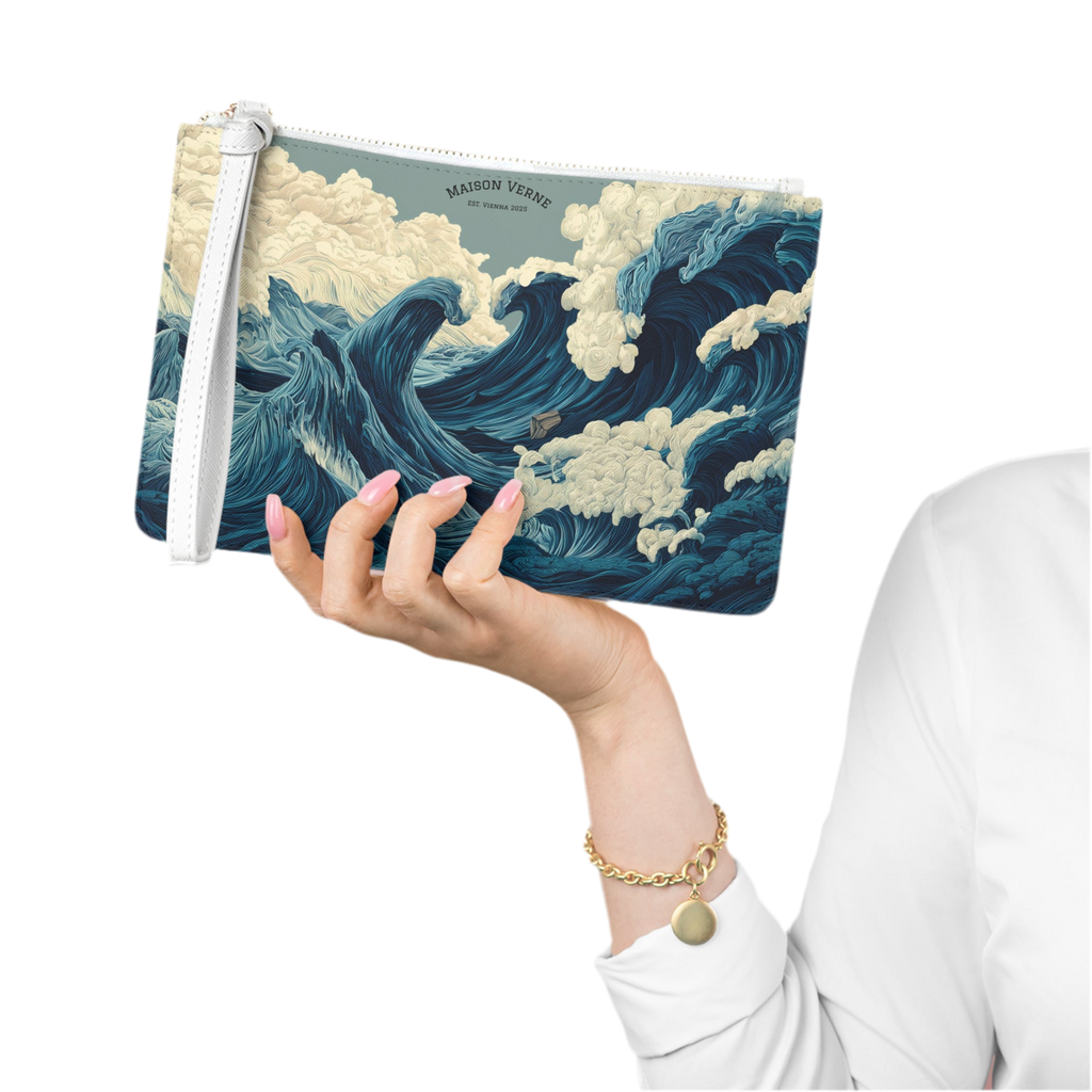 Maison Verne Clutch "Tempest's Embrace"- Opal Depths No. 38