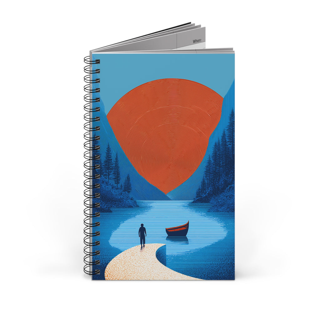Spiraalgebonden notitieboek "Solar Drift" - Below & Beyond nr. 07