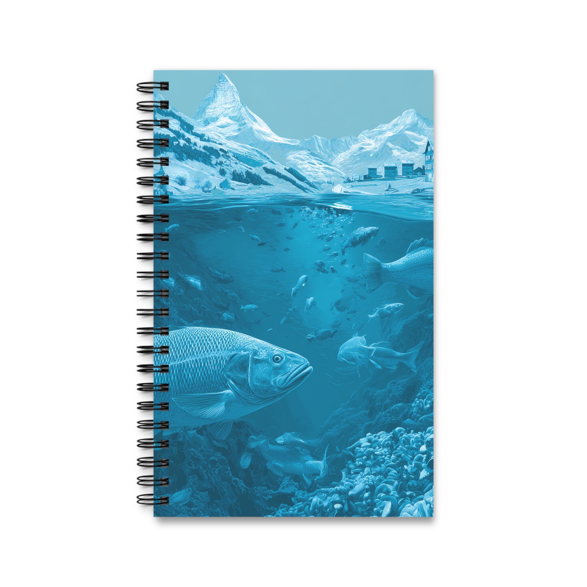 Notizbuch mit Spiralbindung "Silent Depths" - Below & Beyond No. 13