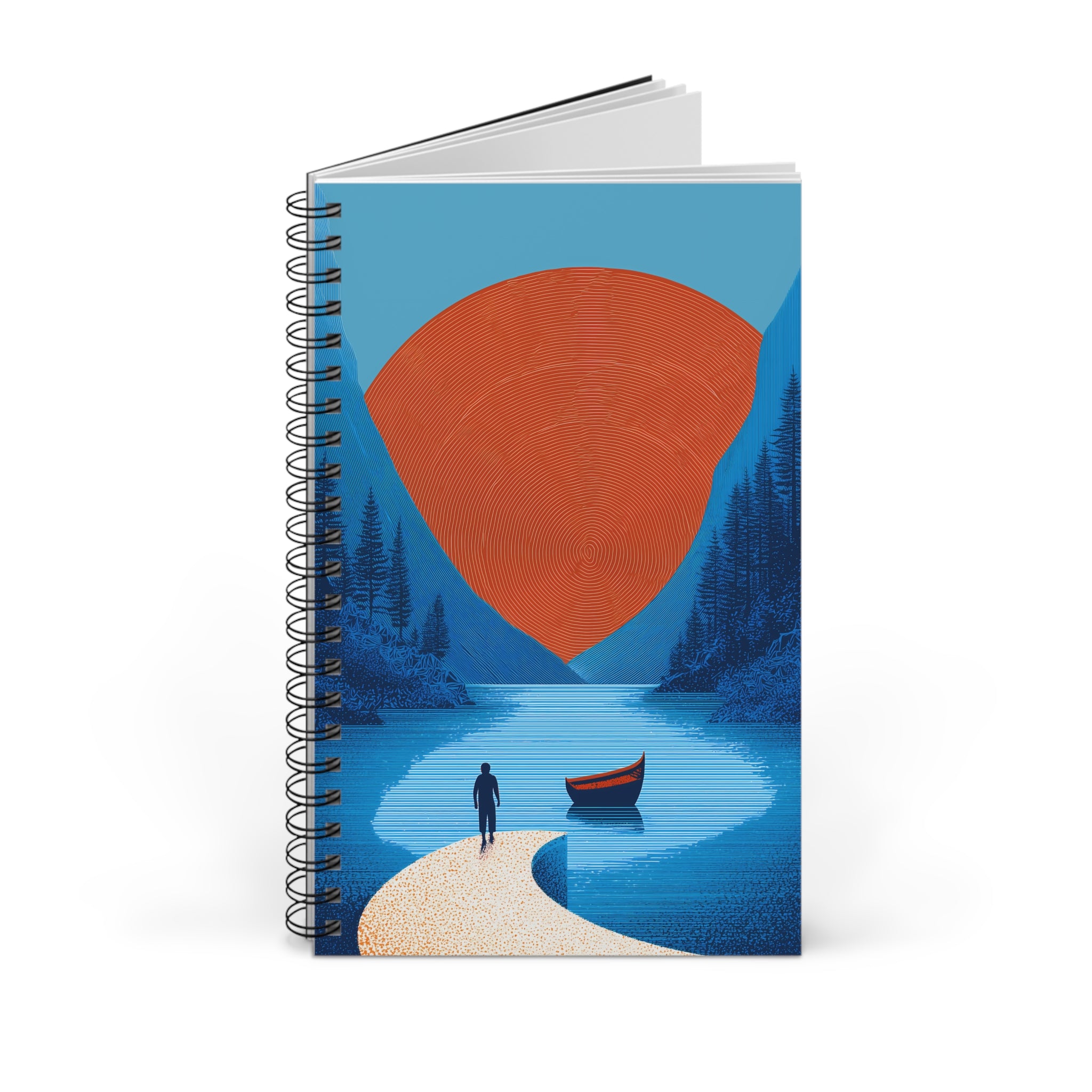 Notizbuch mit Spiralbindung "Solar Drift" - Below & Beyond No. 07