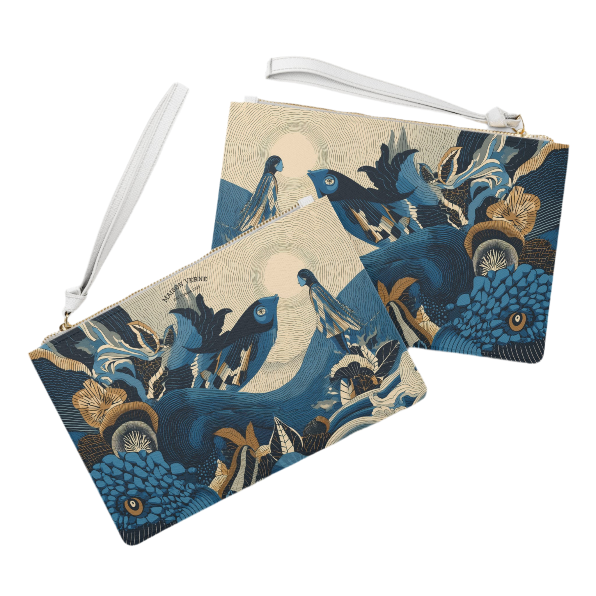 Maison Verne Clutch Bag "Moonlight Parley"- Opal Depths No. 35
