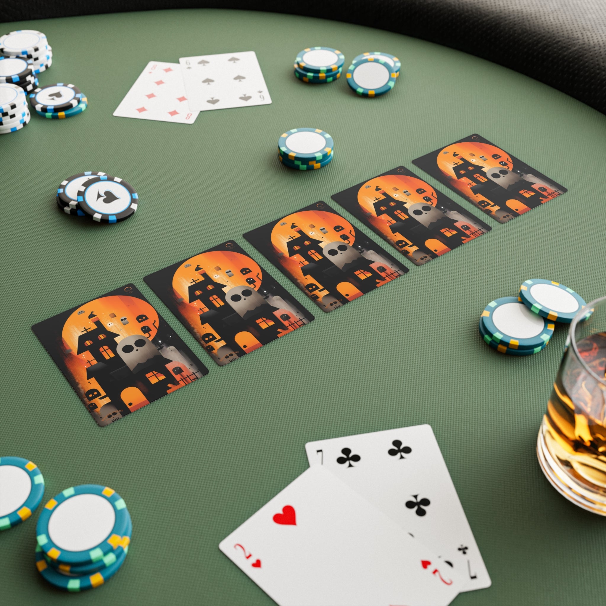 Maison Verne Halloween Ltd. Edition Poker Karten "Haunted Manor" - 🎃👻 Wicked Elegance No. 58 👻🎃