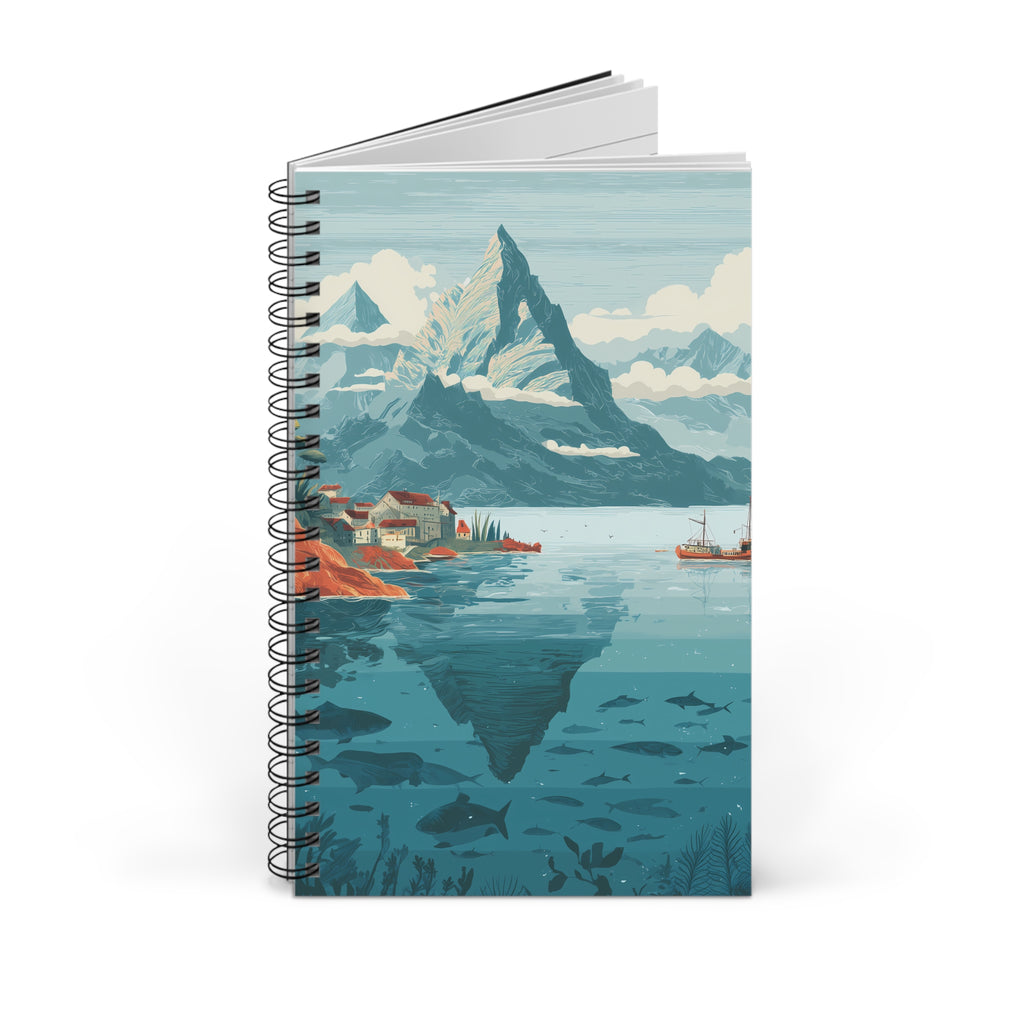 Notizbuch mit Spiralbindung "Twin Worlds" - Below & Beyond No. 08