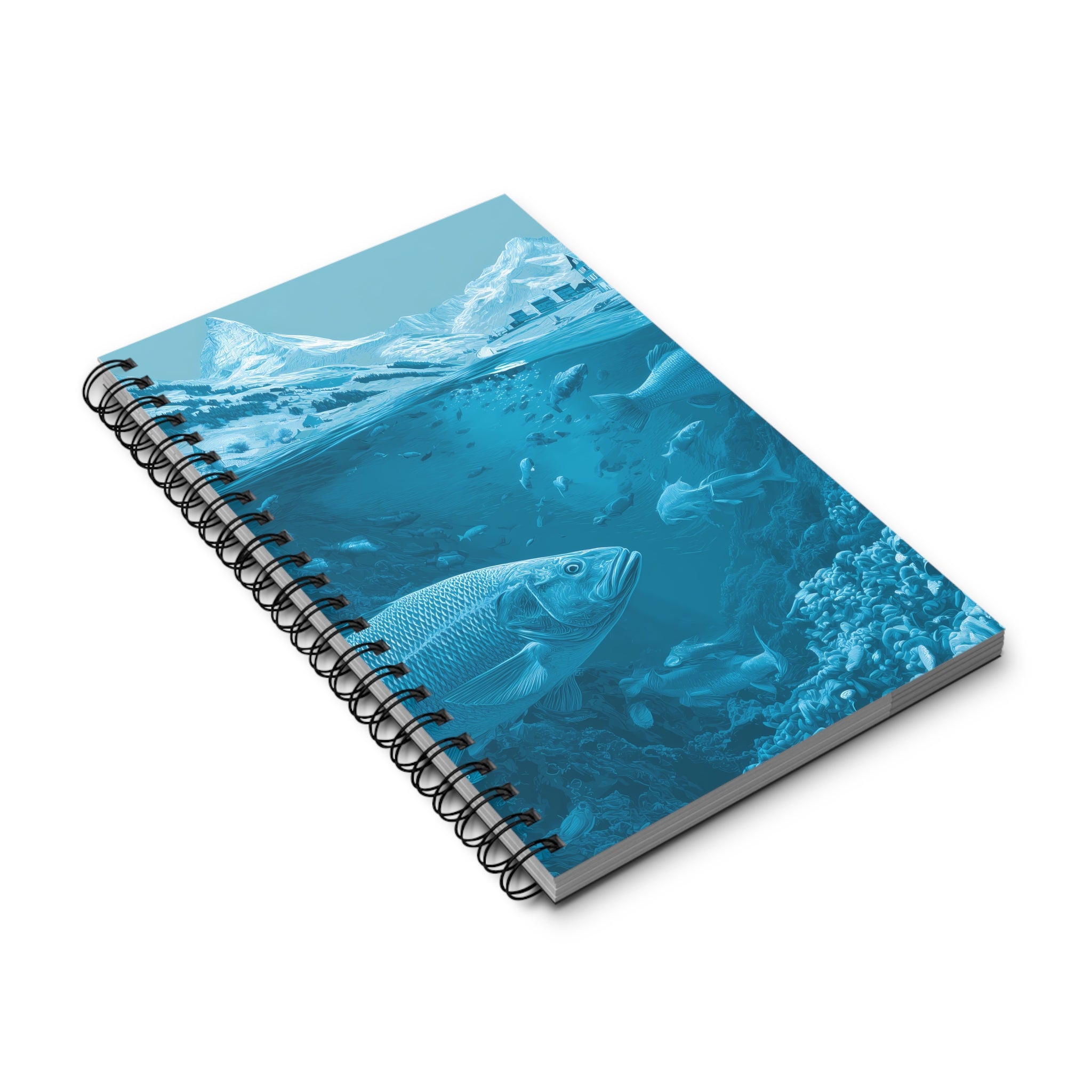 Notizbuch mit Spiralbindung "Silent Depths" - Below & Beyond No. 13