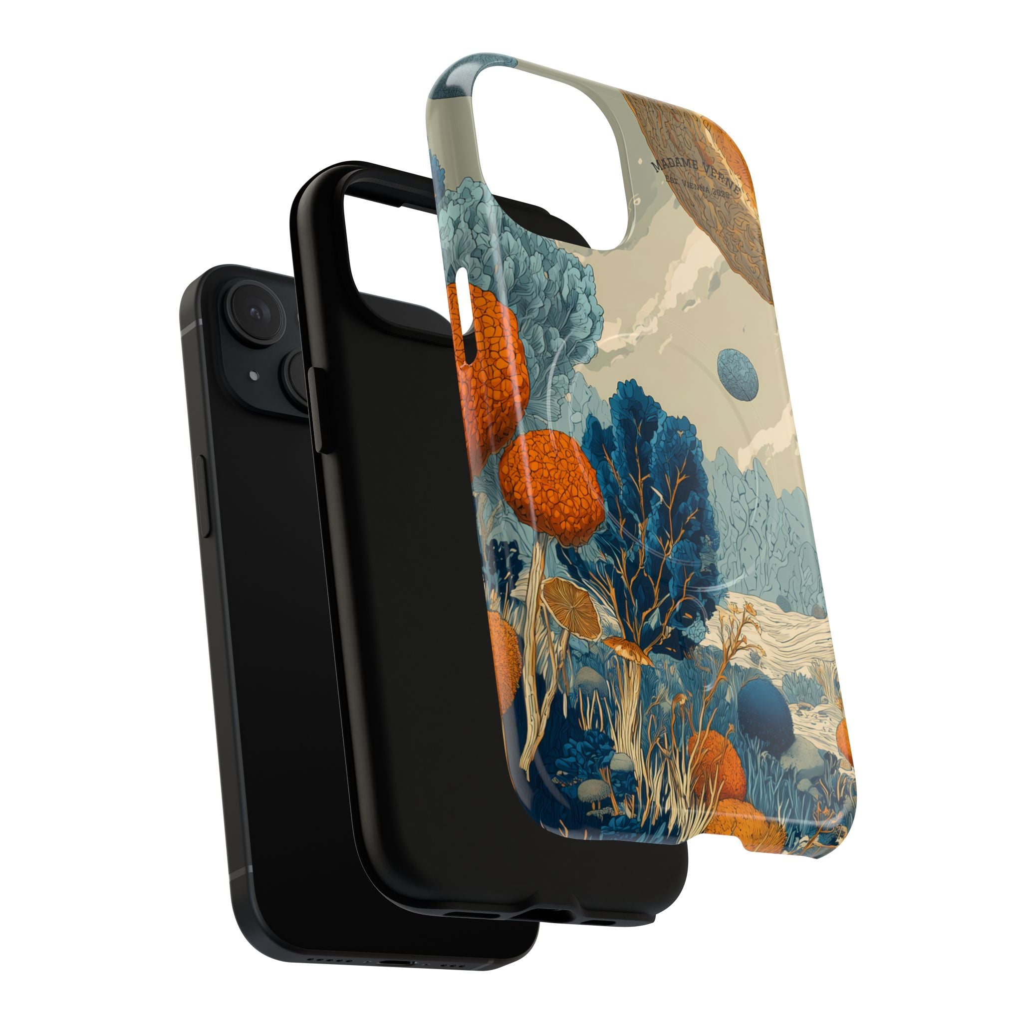 MagSafe iPhone-Schutzhülle "Ethereal Meadow" - Cosmic Botanicals No. 85