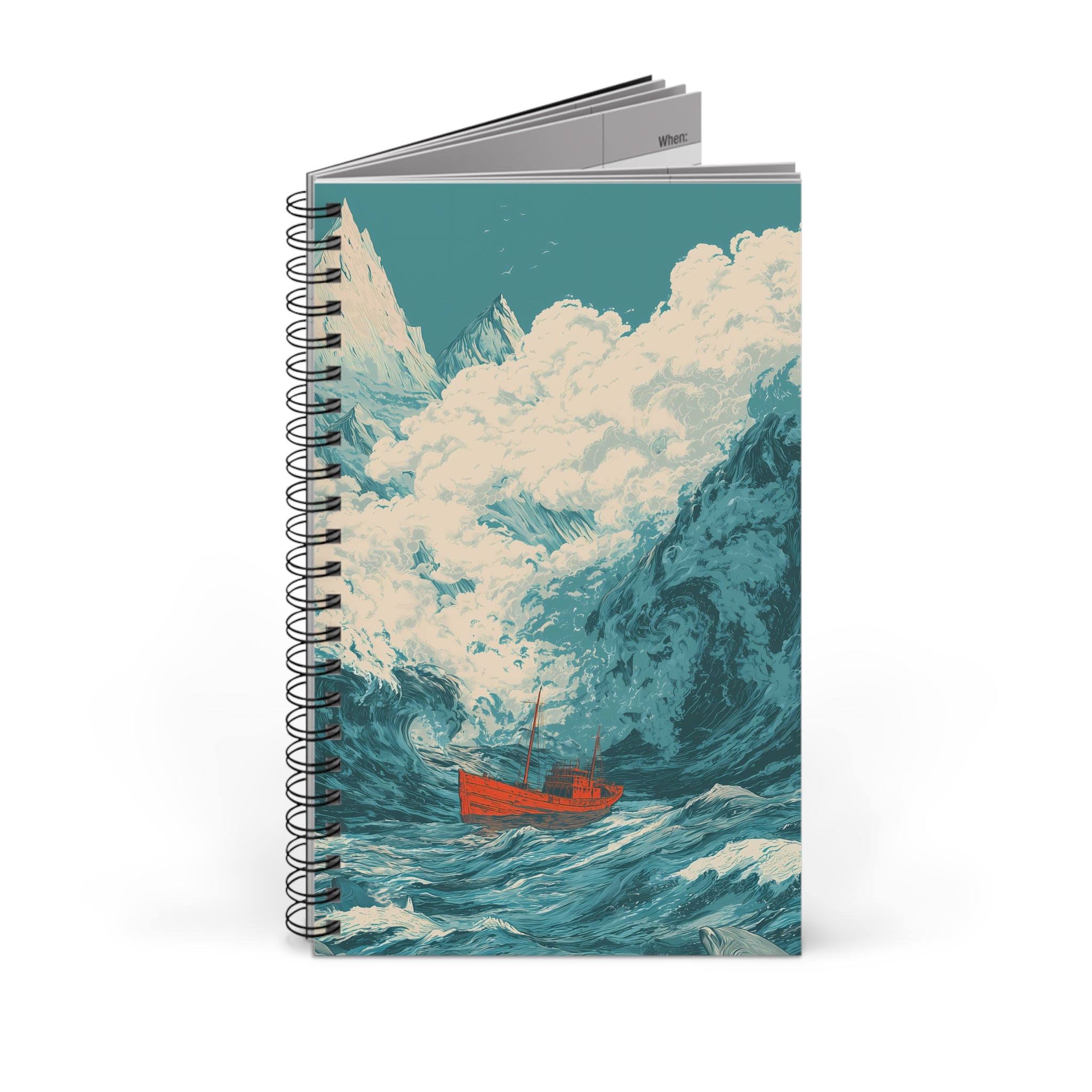 Notizbuch mit Spiralbindung "Nautical Adventure" - Below & Beyond No. 09
