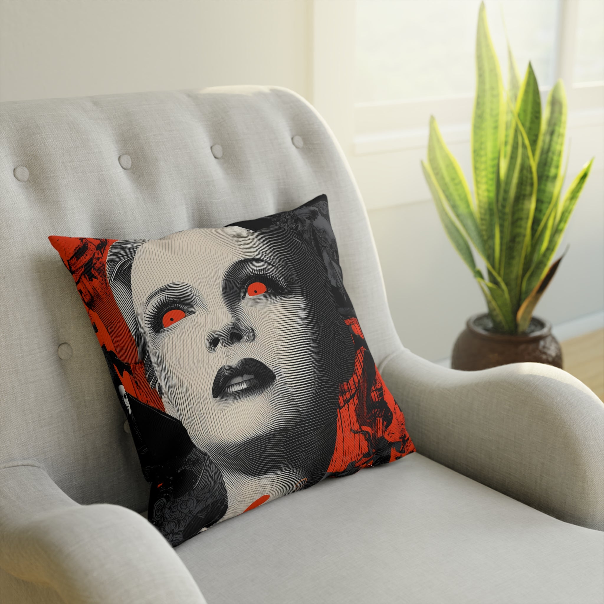Maison Verne Halloween Ltd. Edition Zierkissen "Eclipse Muse" - 🎃👻 Wicked Elegance No. 67 👻🎃