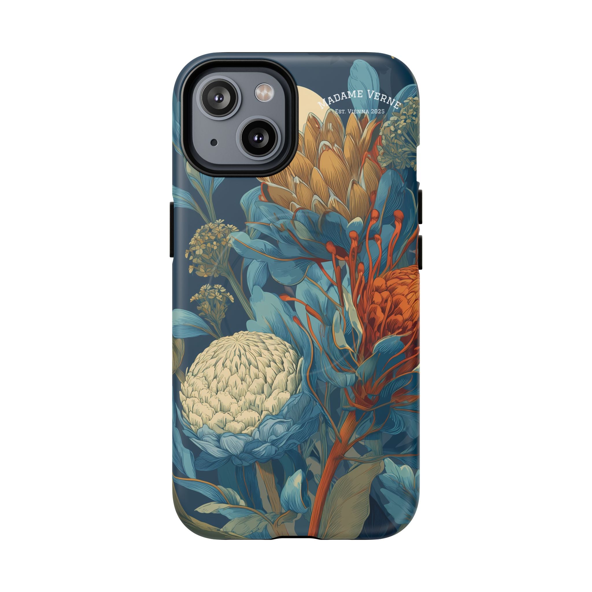MagSafe iPhone-Schutzhülle "Protea Reverie" - Cosmic Botanicals No. 62