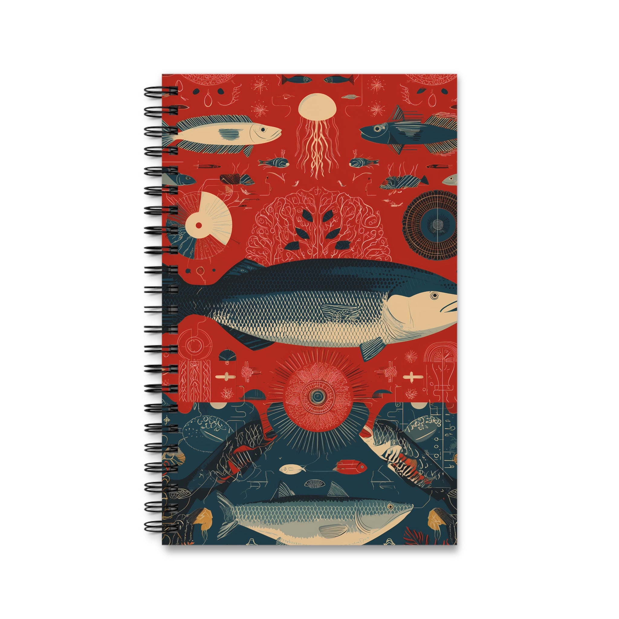 Notizbuch mit Spiralbindung "Symbols of the Sea" - Below & Beyond No. 14