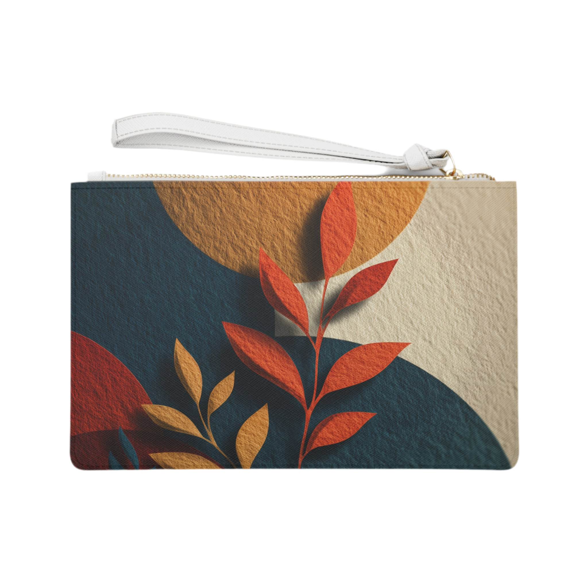 Maison Verne Clutch Bag "Sunlit Leaves"- Golden Autumn No. 48