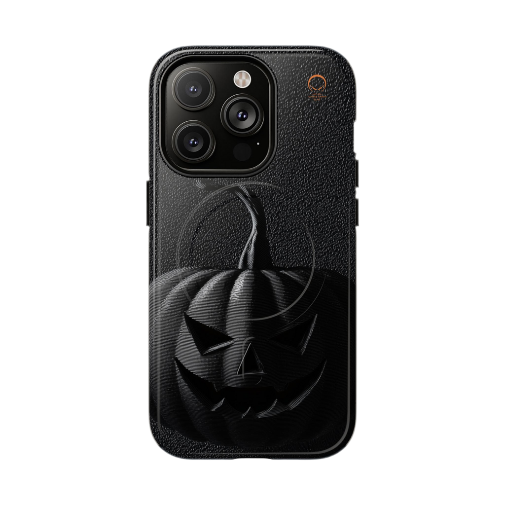 HALLOWEEN LIMITED EDITION MagSafe iPhone-Schutzhülle "Shadow Pumpkin" - 🎃👻 Wicked Elegance No. 08 👻🎃
