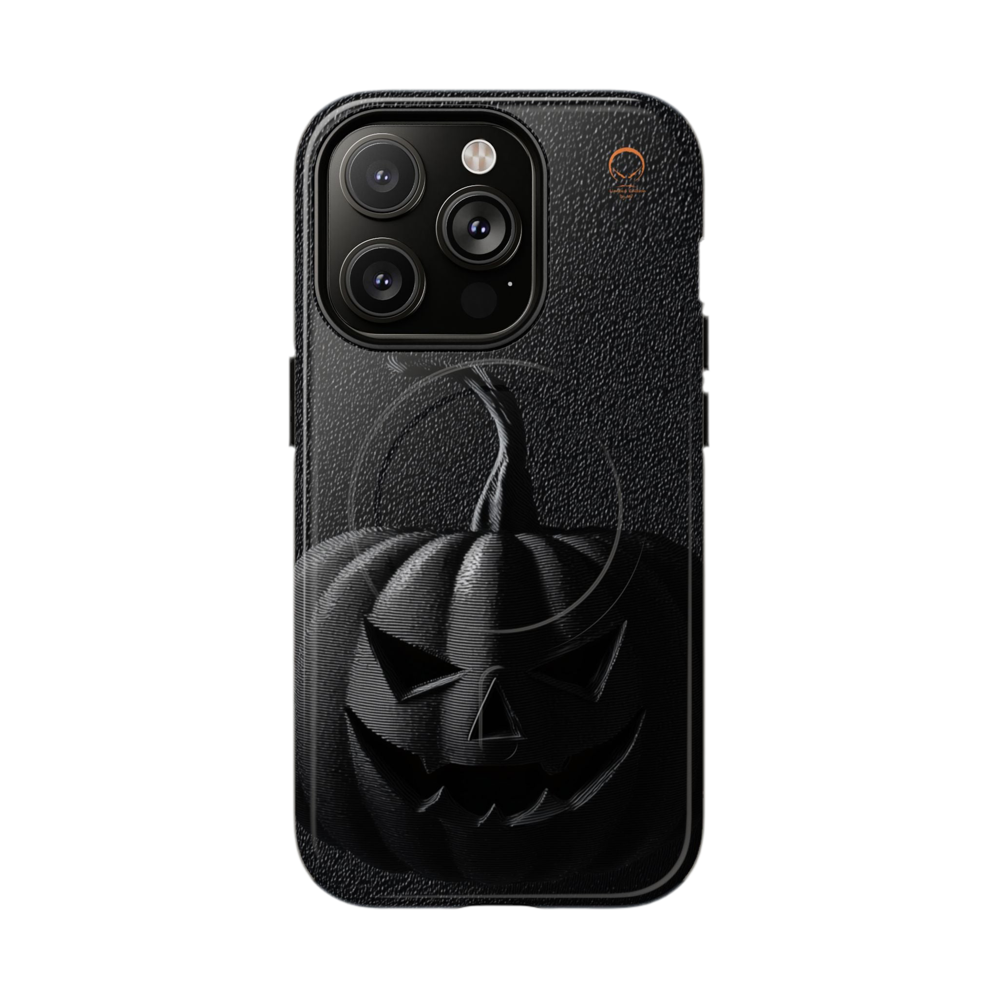 HALLOWEEN LIMITED EDITION MagSafe iPhone-Schutzhülle "Shadow Pumpkin" - 🎃👻 Wicked Elegance No. 08 👻🎃