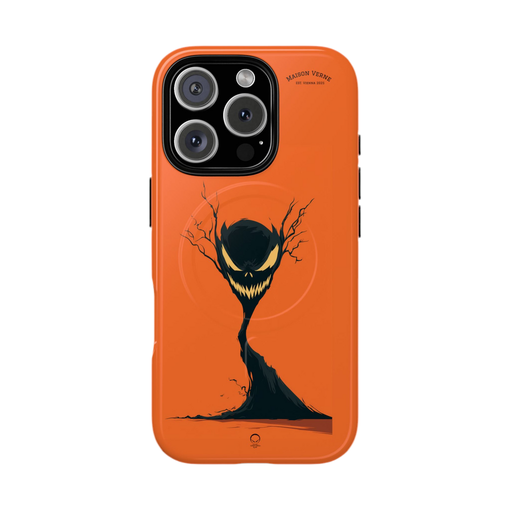 HALLOWEEN LIMITED EDITION MagSafe iPhone-Schutzhülle "The Grinning Tree" - 🎃👻 Wicked Elegance No. 26 👻🎃