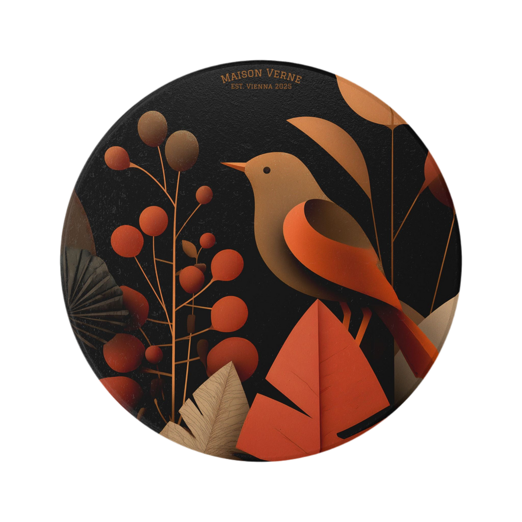 Ceramic Coaster "Harvest Melody" - Golden Autumn No. 18