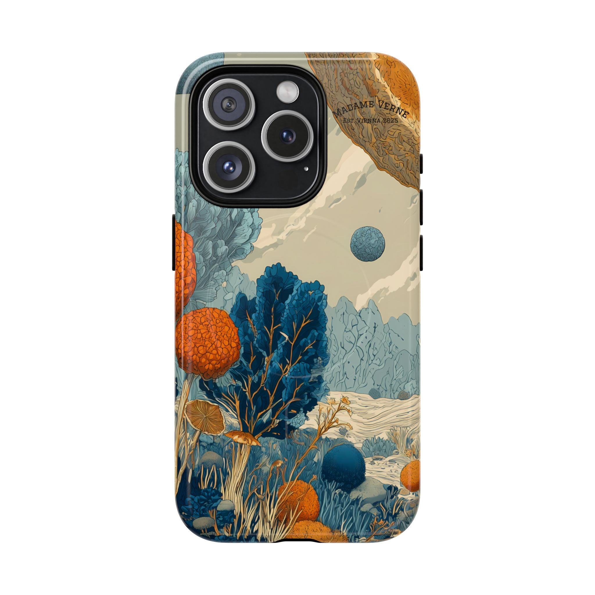 MagSafe iPhone-Schutzhülle "Ethereal Meadow" - Cosmic Botanicals No. 85