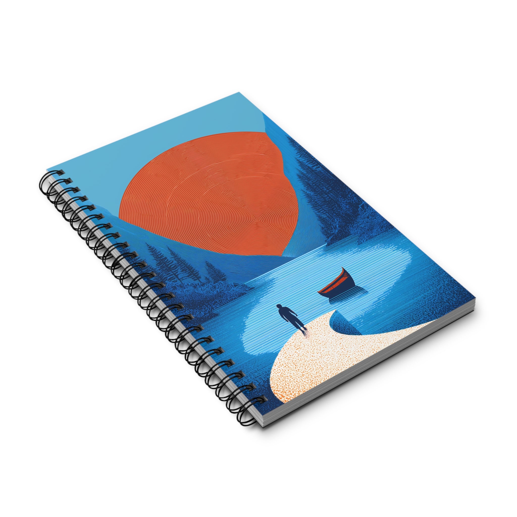 Notizbuch mit Spiralbindung "Solar Drift" - Below & Beyond No. 07