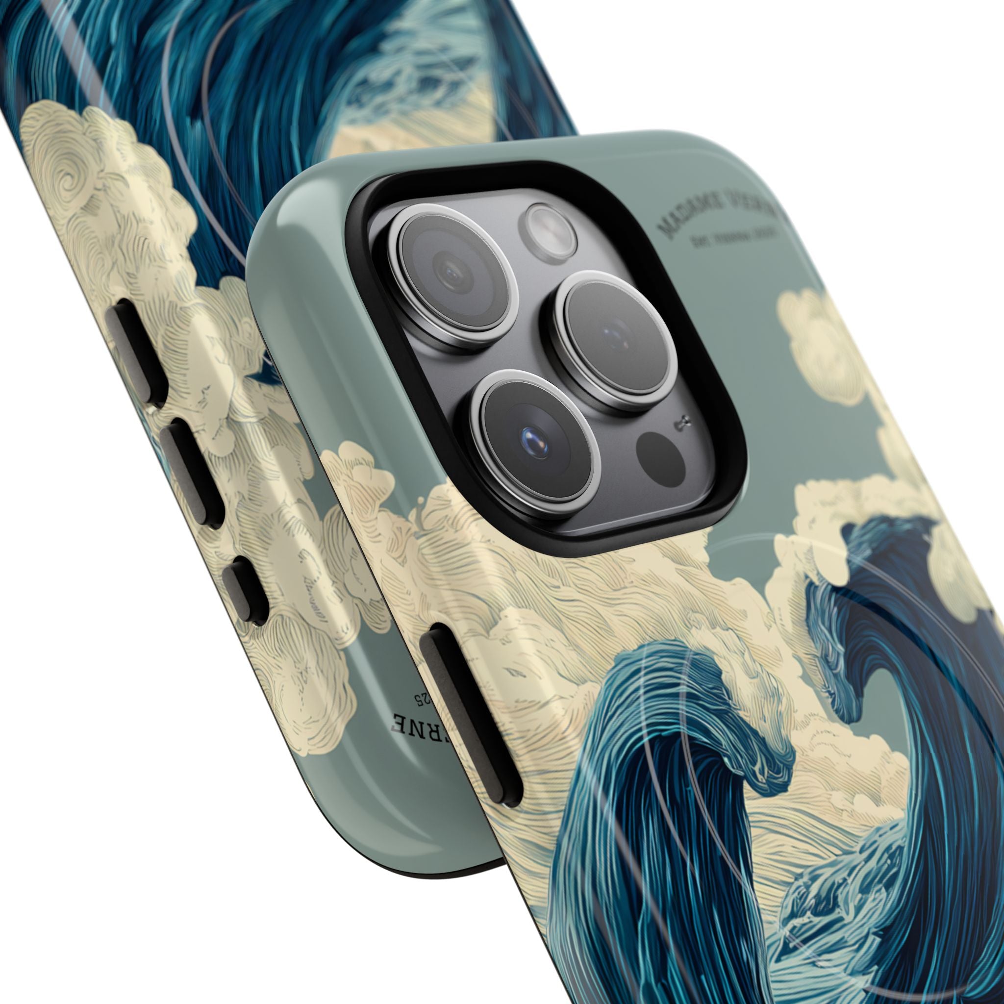 MagSafe iPhone-Schutzhülle "Tempest's Embrace" - Opal Depths No. 38