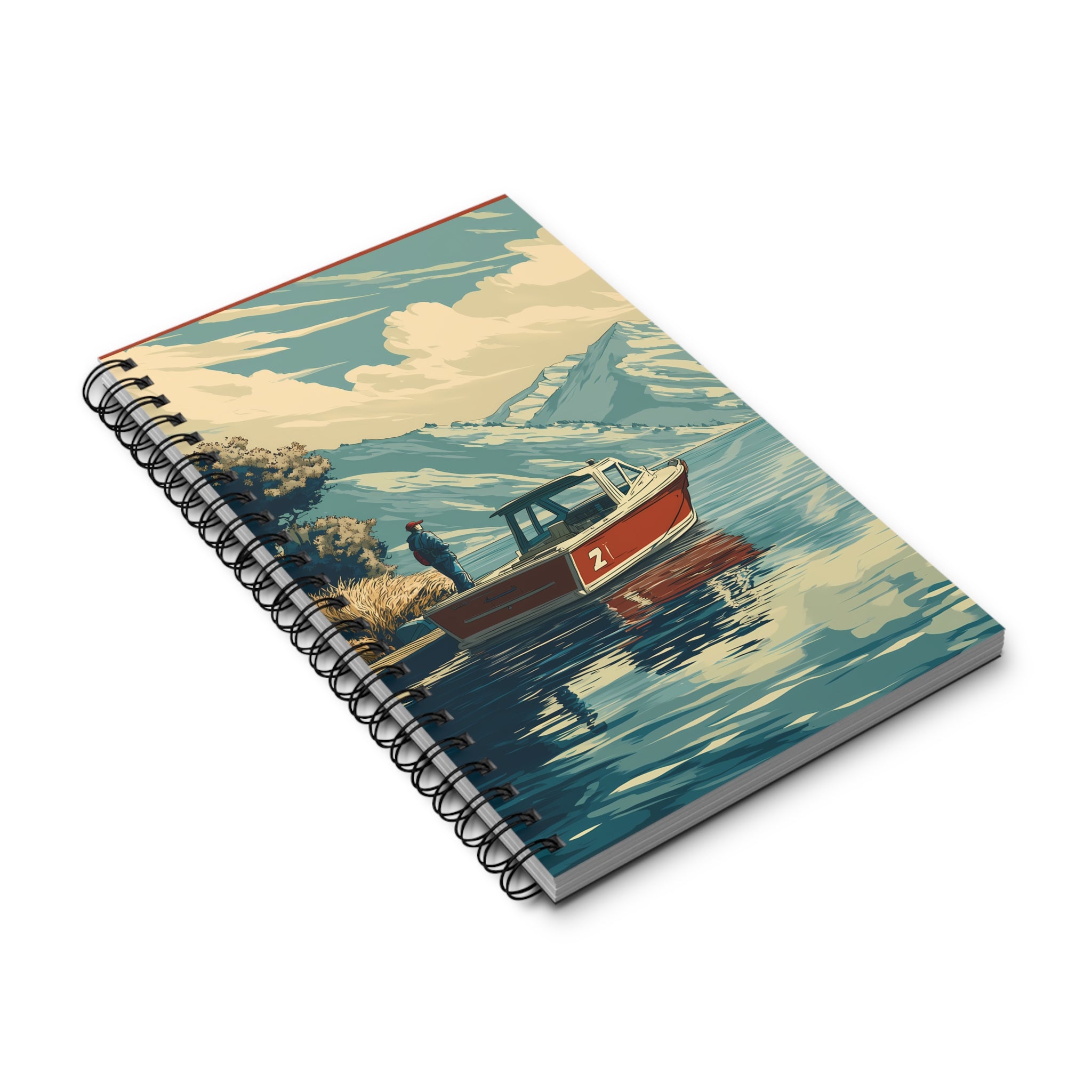 Notizbuch mit Spiralbindung "Fishing Adventure" - Below & Beyond No. 03