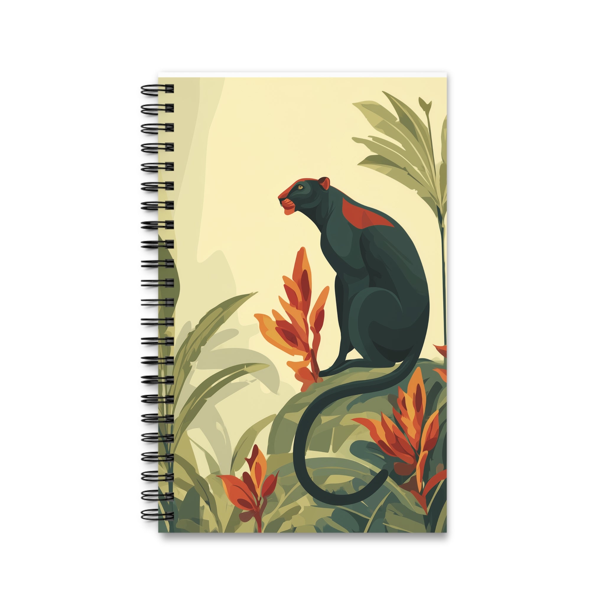 Notizbuch mit Spiralbindung "Ember in the Leaves" - Wilderness Whisper No. 55