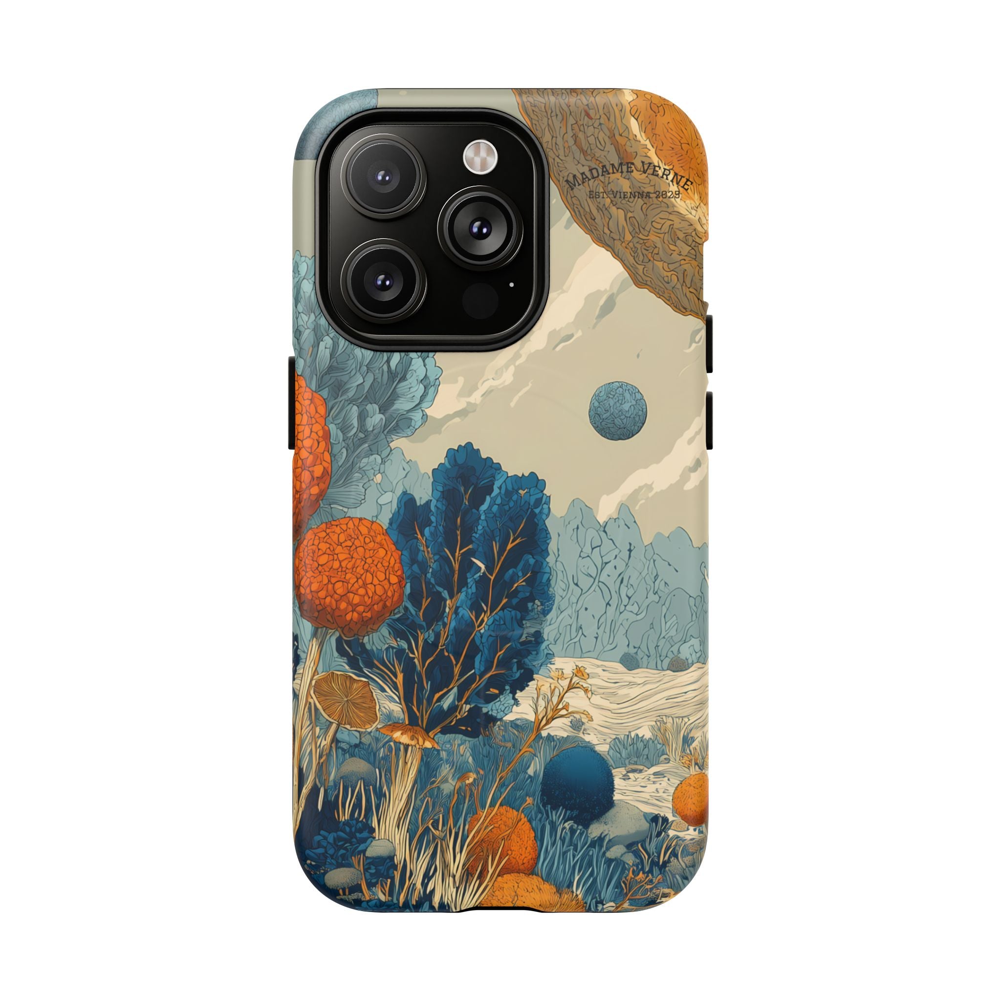 MagSafe iPhone-Schutzhülle "Ethereal Meadow" - Cosmic Botanicals No. 85