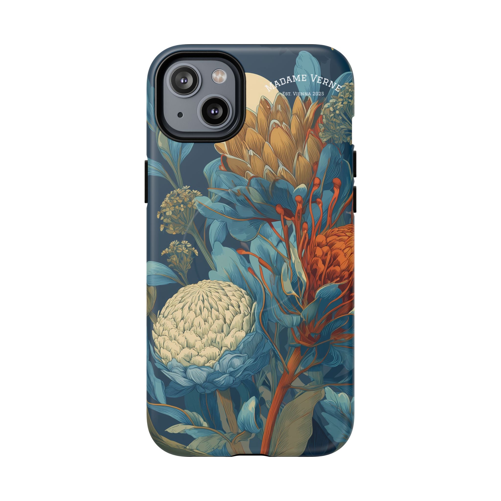 MagSafe iPhone-Schutzhülle "Protea Reverie" - Cosmic Botanicals No. 62