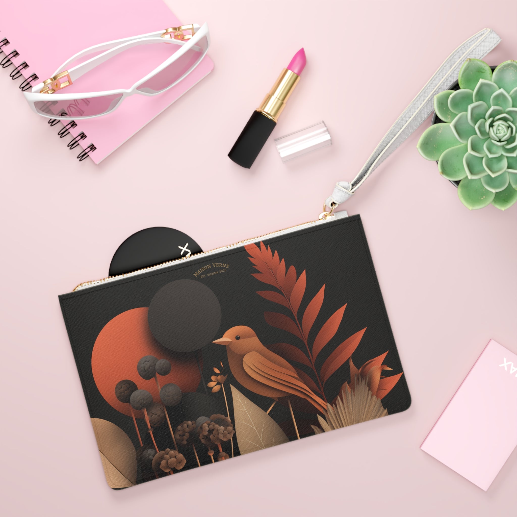 Maison Verne Clutch Bag "Amber Serenade"- Golden Autumn No. 07