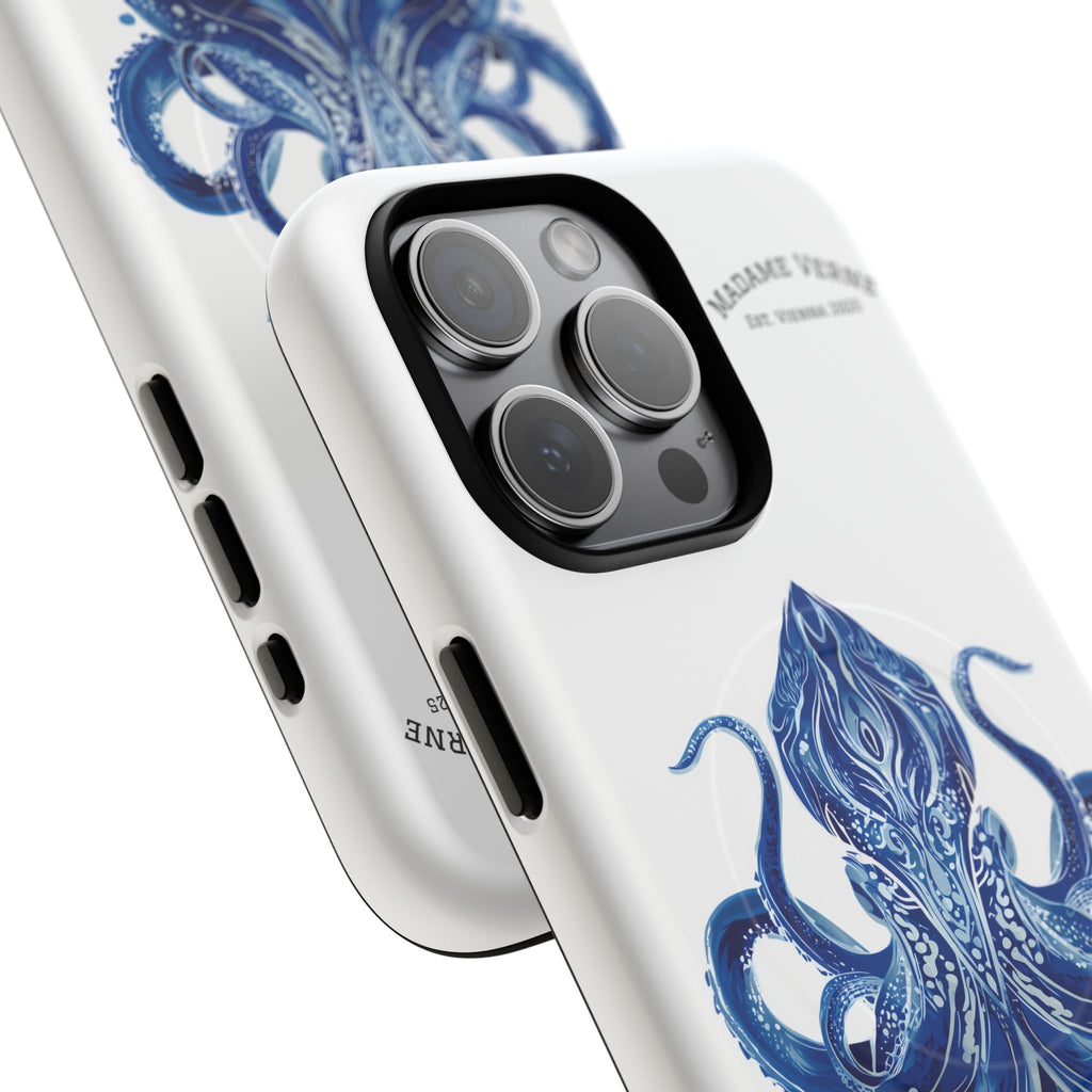 MagSafe iPhone-Schutzhülle "Deep Blue Bloom" - Opal Depths No. 32