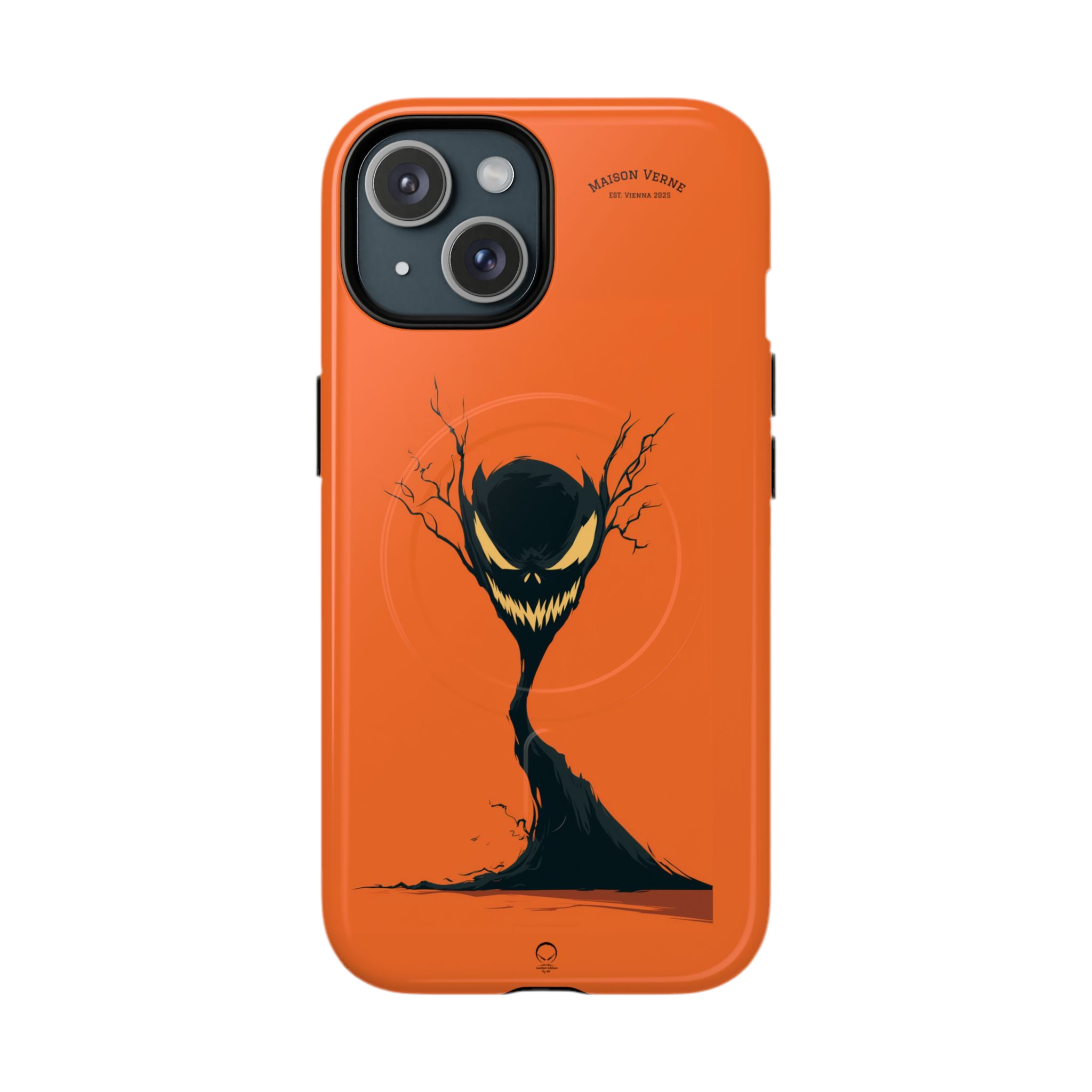 HALLOWEEN LIMITED EDITION MagSafe iPhone-Schutzhülle "The Grinning Tree" - 🎃👻 Wicked Elegance No. 26 👻🎃