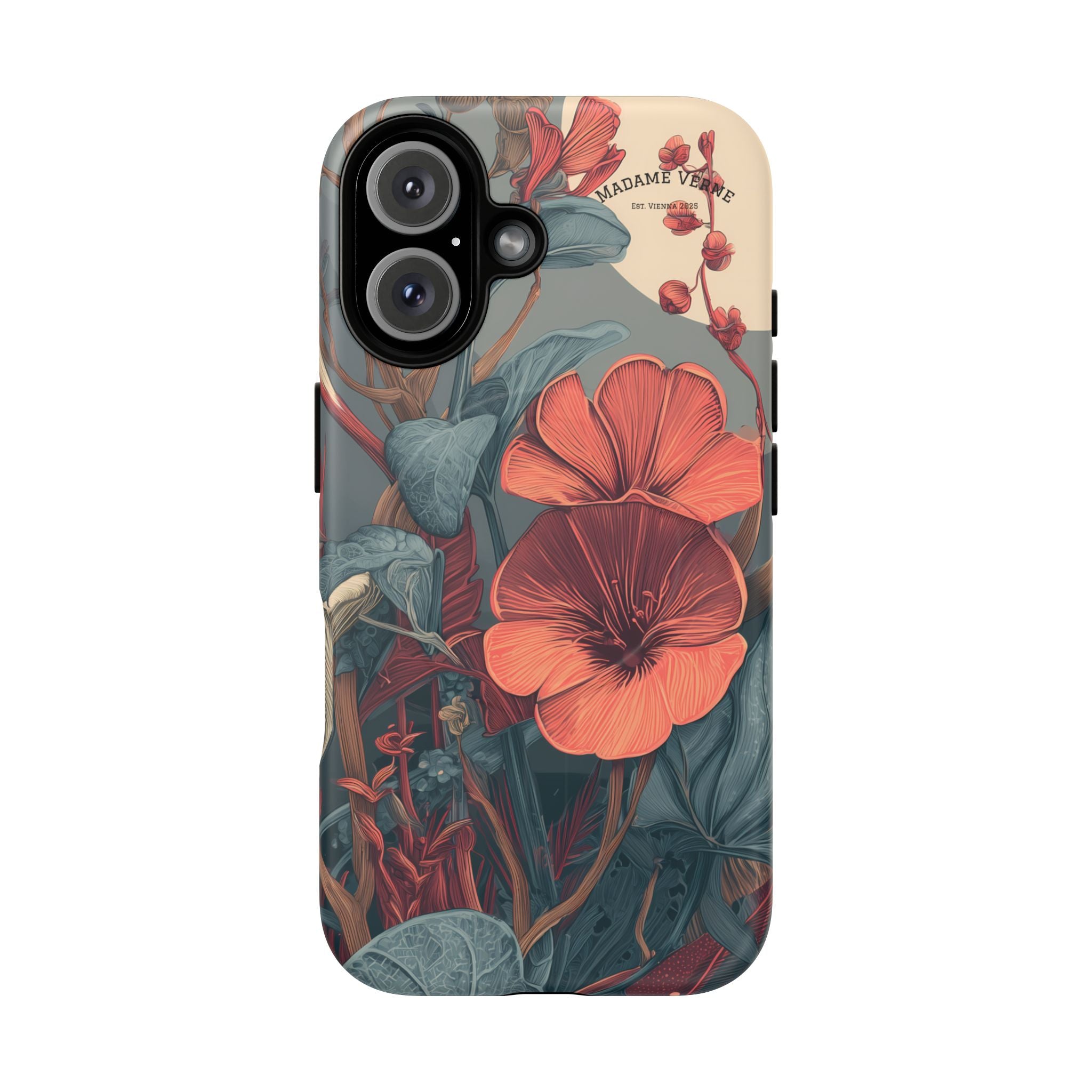 MagSafe iPhone-Schutzhülle "Lunar Bloom" - Cosmic Botanicals No. 56