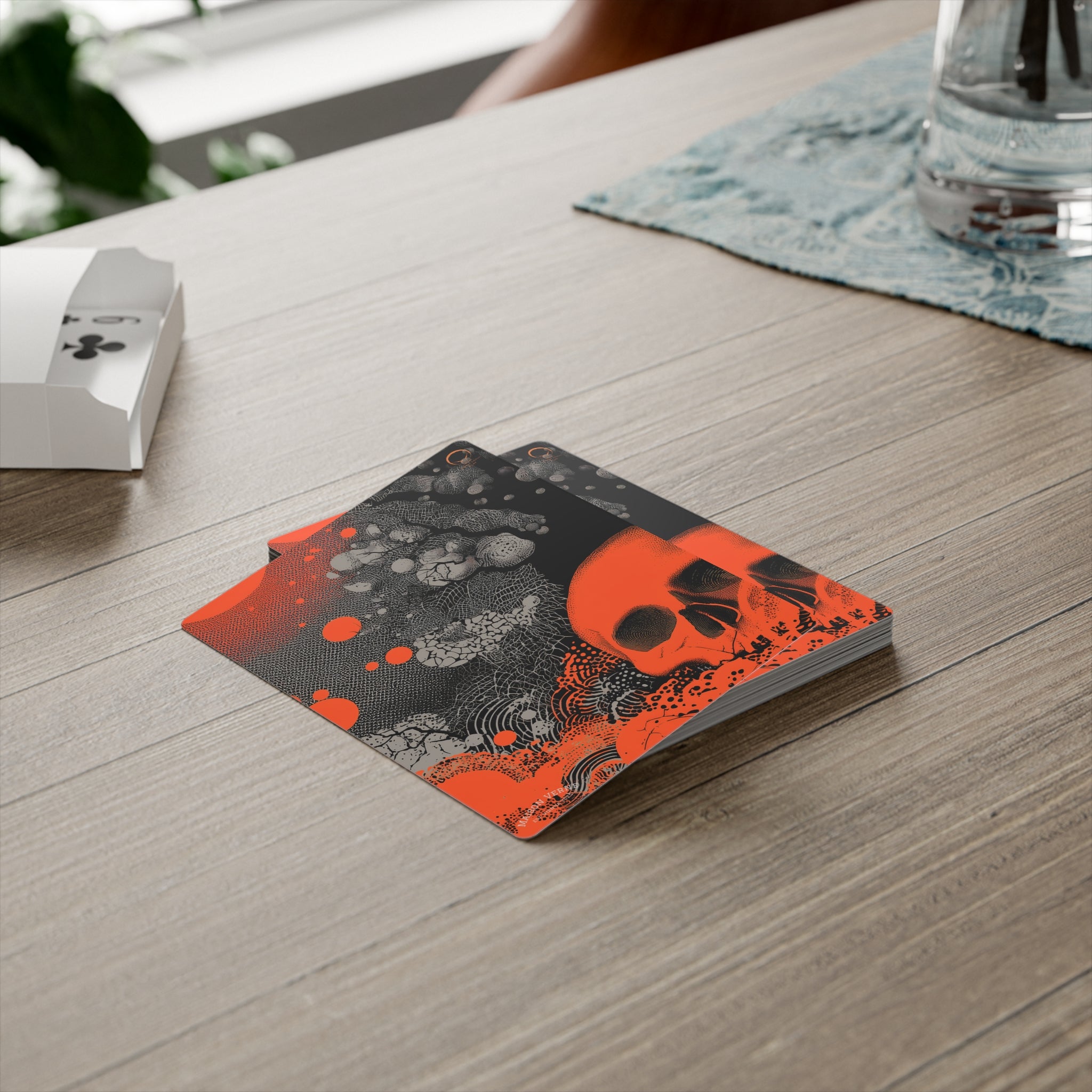 Maison Verne Halloween Ltd. Edition Poker Karten "Crimson Eclipse" - 🎃👻 Wicked Elegance No. 54 👻🎃