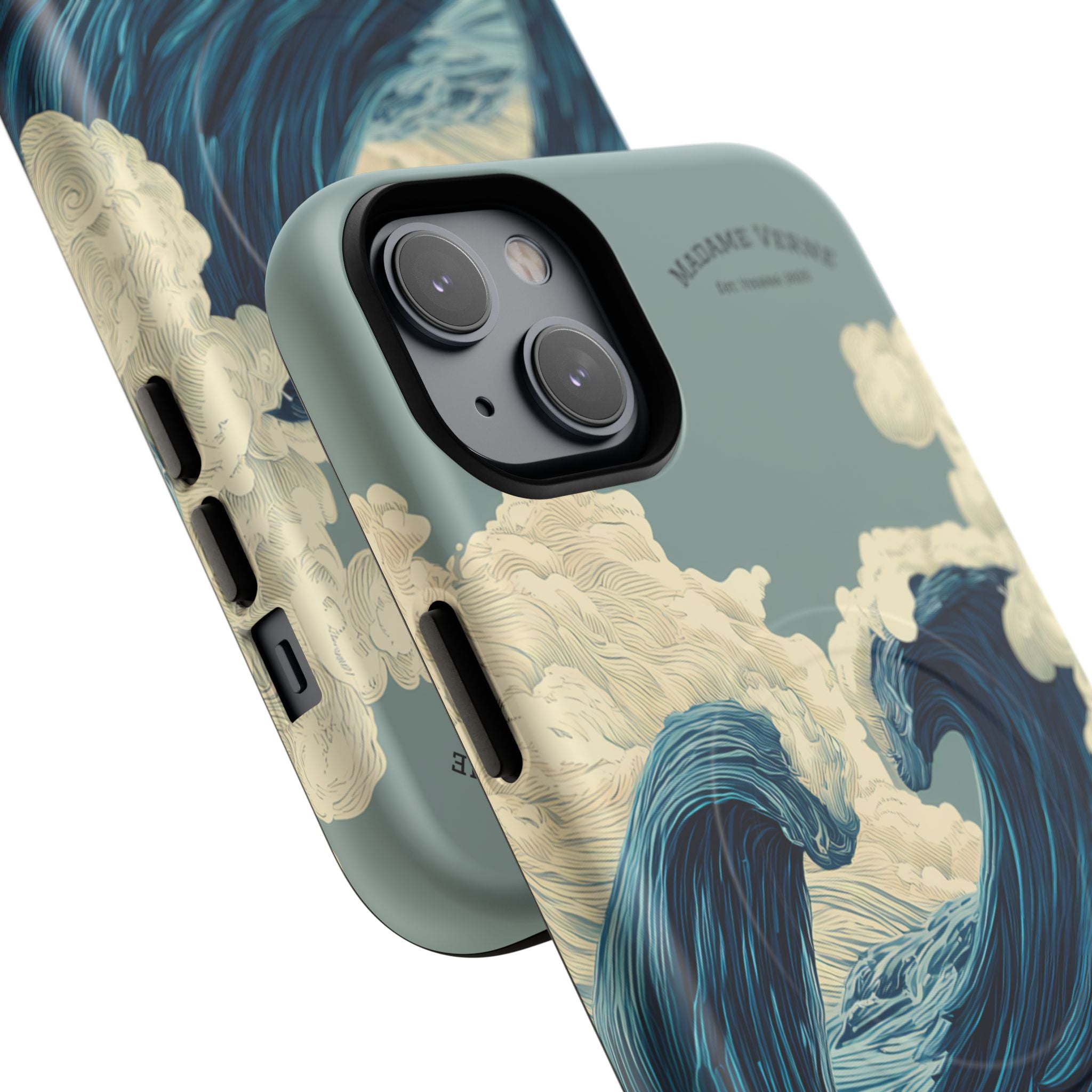 MagSafe iPhone-Schutzhülle "Tempest's Embrace" - Opal Depths No. 38