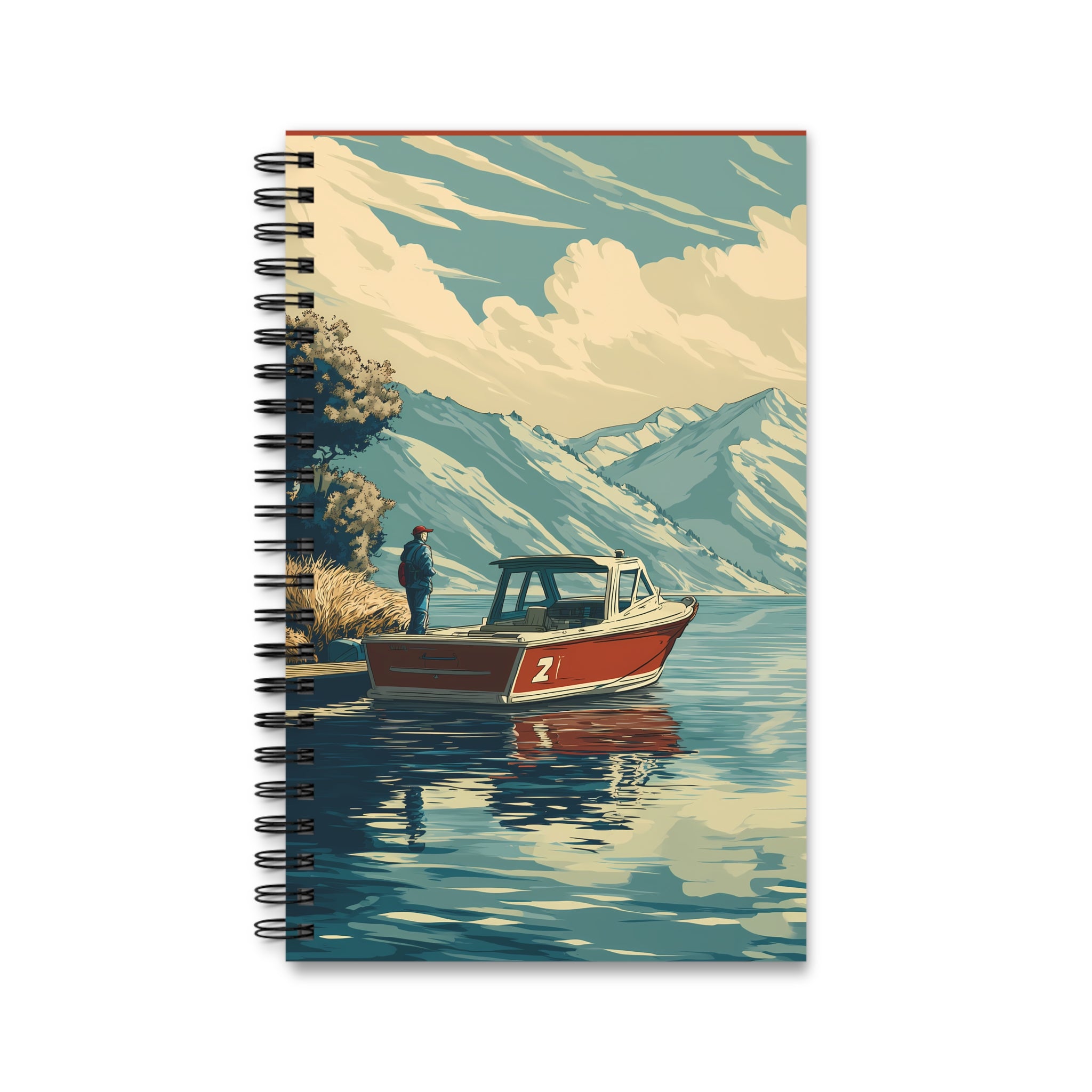 Notizbuch mit Spiralbindung "Fishing Adventure" - Below & Beyond No. 03