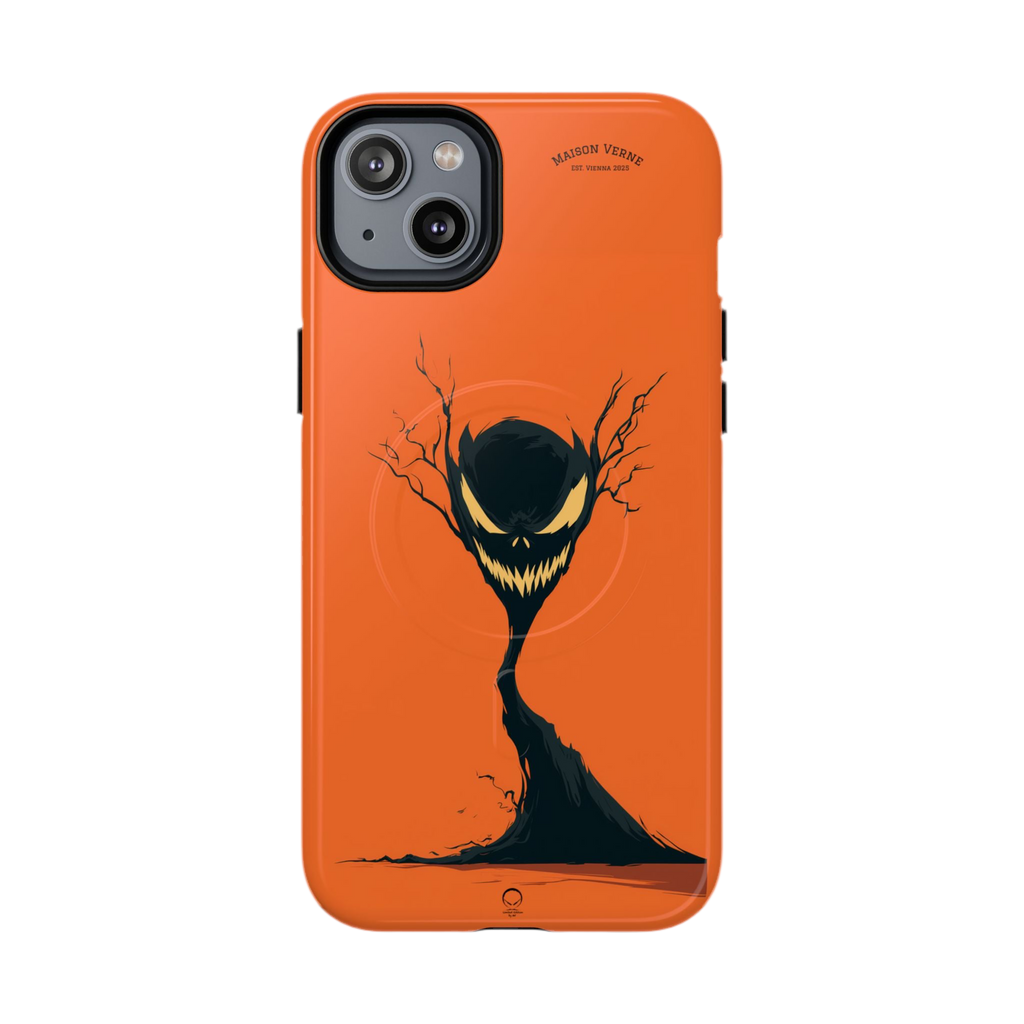 HALLOWEEN LIMITED EDITION MagSafe iPhone-Schutzhülle "The Grinning Tree" - 🎃👻 Wicked Elegance No. 26 👻🎃