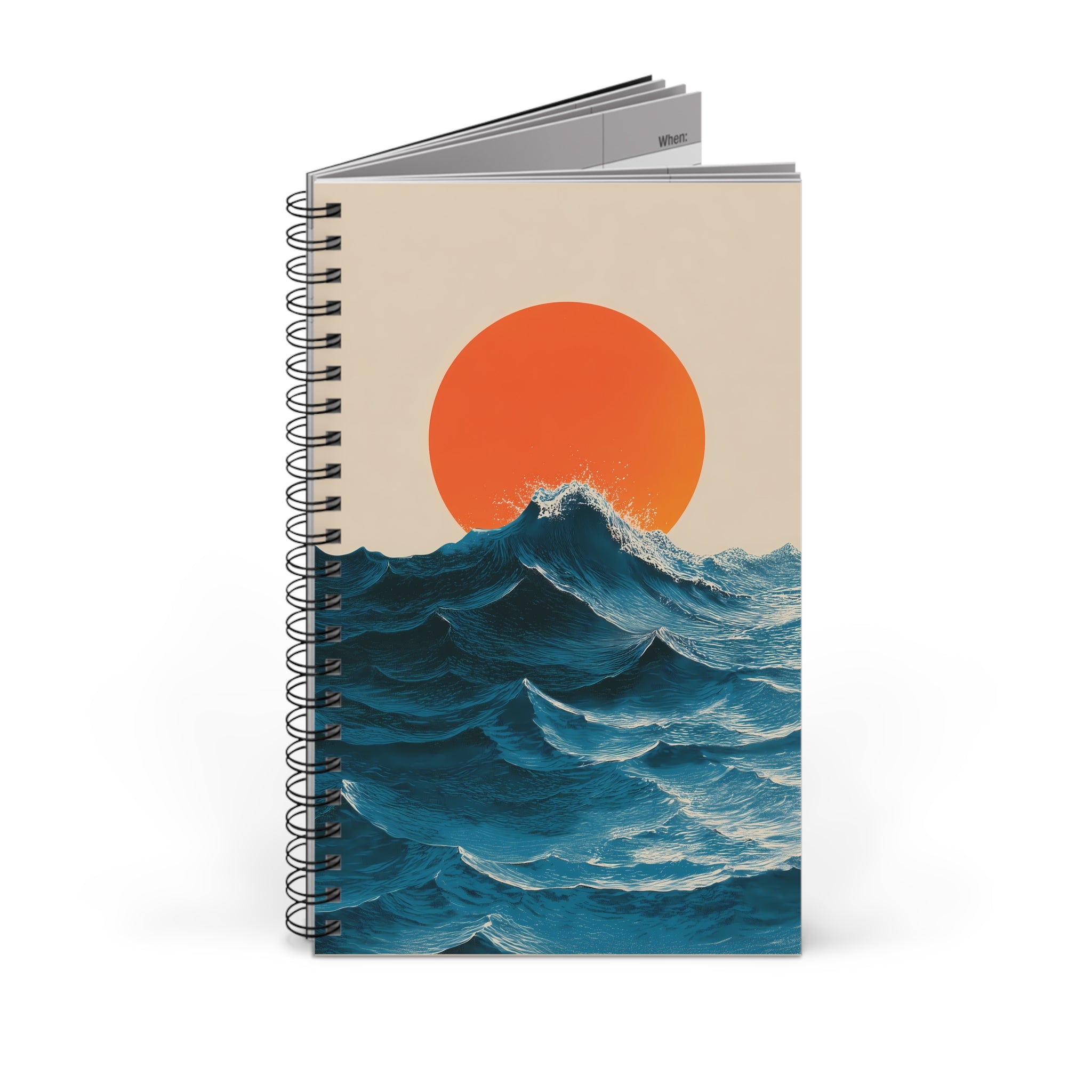 Spiraalgebonden notitieboek "Solar Tide" - Below & Beyond nr. 11