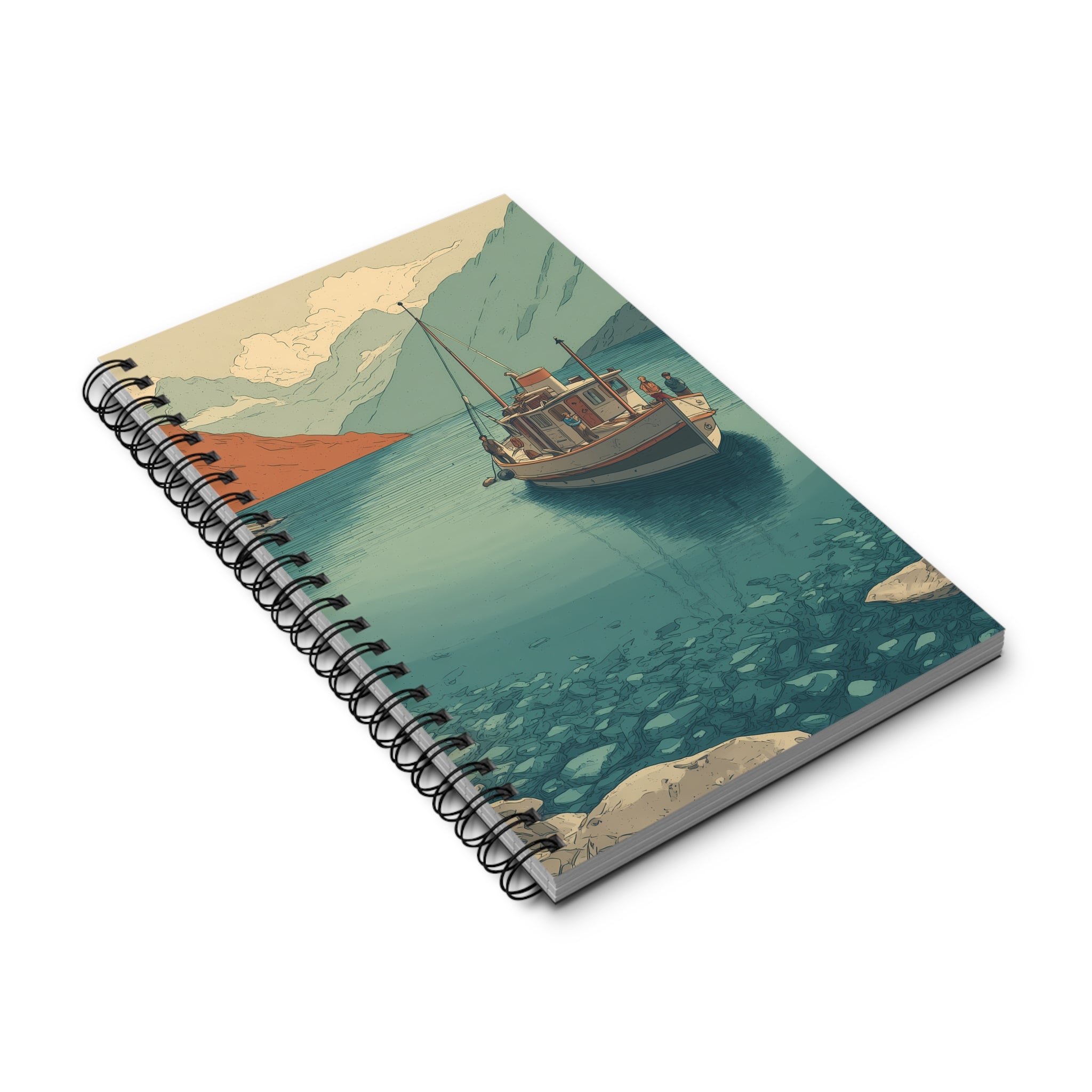 Notizbuch mit Spiralbindung "Scenic Landscape" - Below & Beyond No. 01
